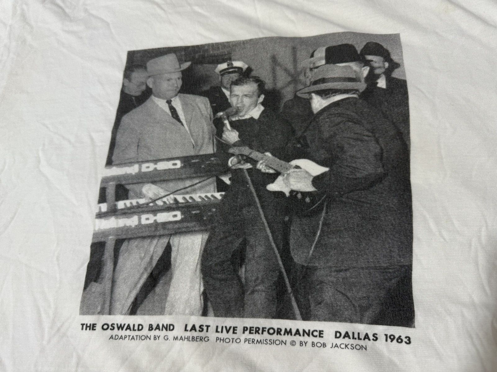Band Tees × Vintage Vintage 90s The Oswald Band Last GigT Shirt Size US XL / EU 56 / 4 - 6 Thumbnail