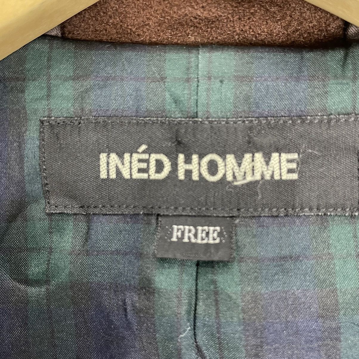 Yohji Yamamoto ☀️INED HOMME HOODIE WOOL ZIPPER JACKET Size US M / EU 48-50 / 2 - 8 Thumbnail