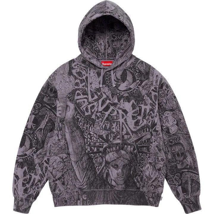 Supreme Supreme Liberty Hooded Sweatshirt All Over Print | Grailed