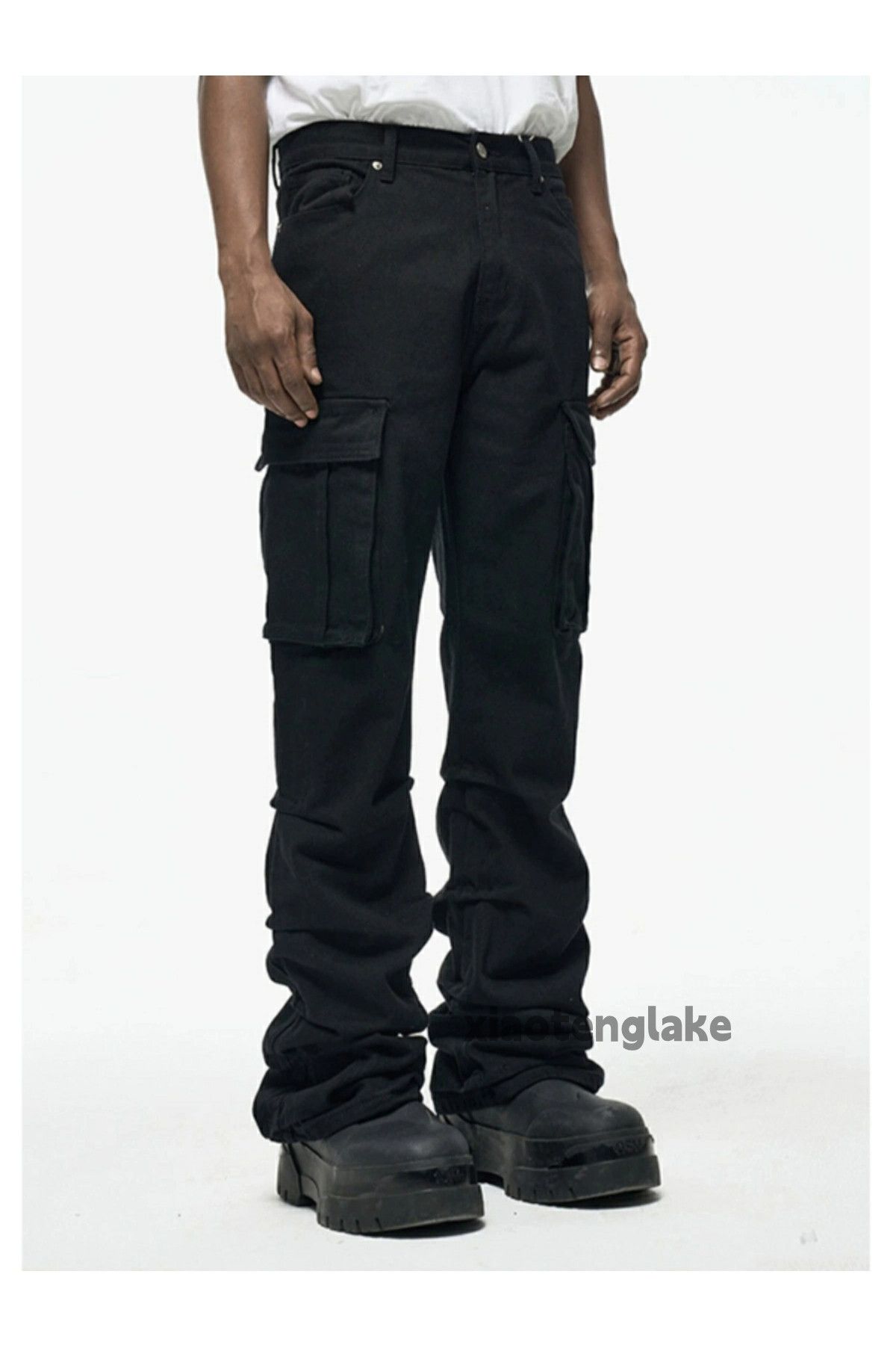 Designer × Japanese Brand × Vintage military outdoor utility pleated flared cargo pants Size US 34 / EU 50 - 5 Thumbnail