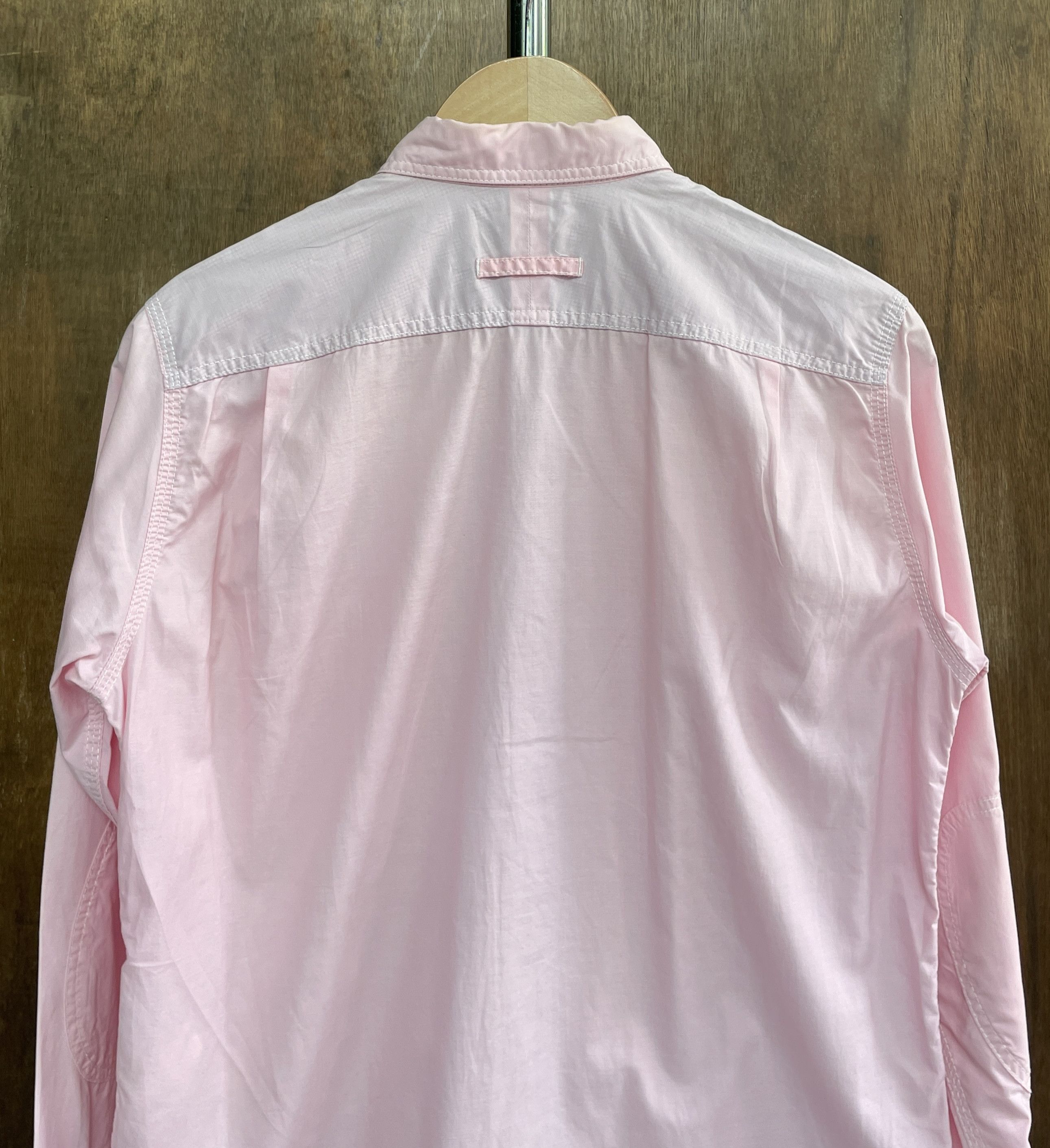 Comme des Garcons CDGH Light Pink Shirt with Thomas Mason Fabric Size US M / EU 48-50 / 2 - 7 Thumbnail