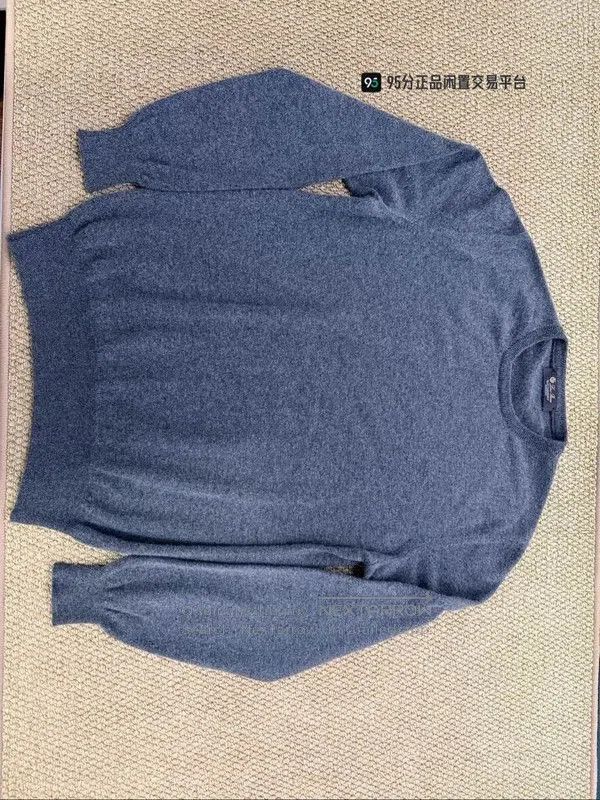 Loro Piana Loro Piana Classic Crew Neck Gray Sweatshirt. Size US L / EU 52-54 / 3 - 4 Thumbnail