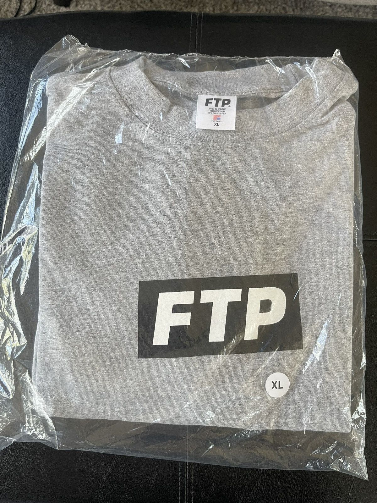 Fuck The Population × G59 Records FTP SLAP LOGO T SHIRT GREY Size US XL / EU 56 / 4 - 5 Thumbnail