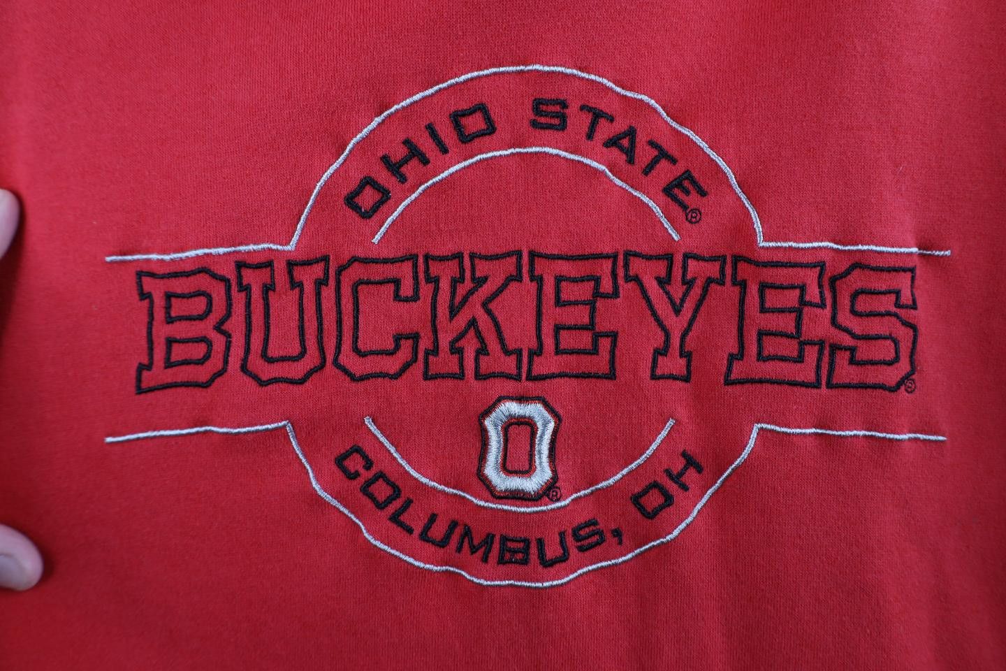 Vintage Vintage Spell Out Ohio State University Hoodie Sweatshirt Size US L / EU 52-54 / 3 - 6 Thumbnail