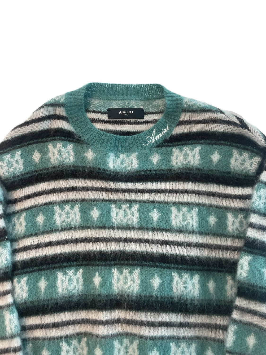 Amiri Amiri Monogram Mohair Sweater Size US S / EU 44-46 / 1 - 2 Thumbnail