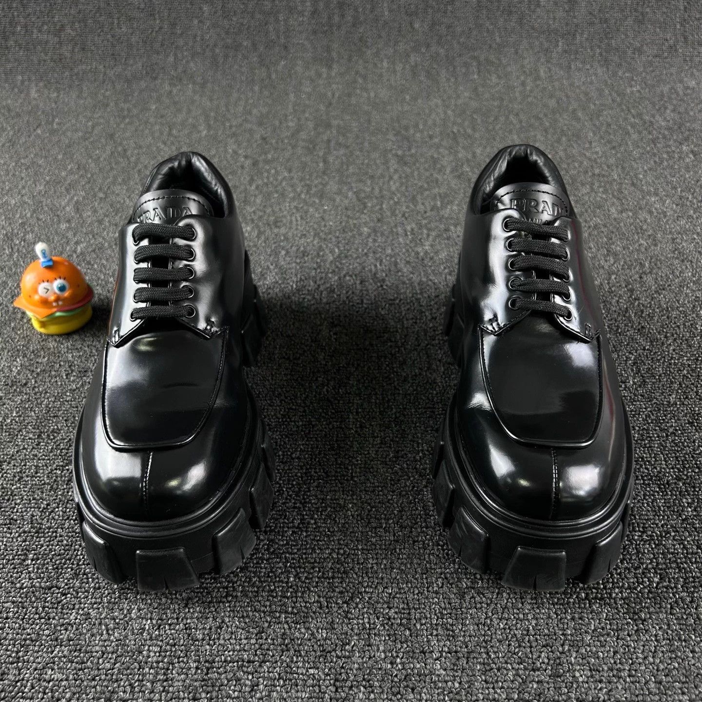 Prada Prada Black Platform Shoes Size 37 HB5571 Size US 6 / IT 36 - 2 Thumbnail