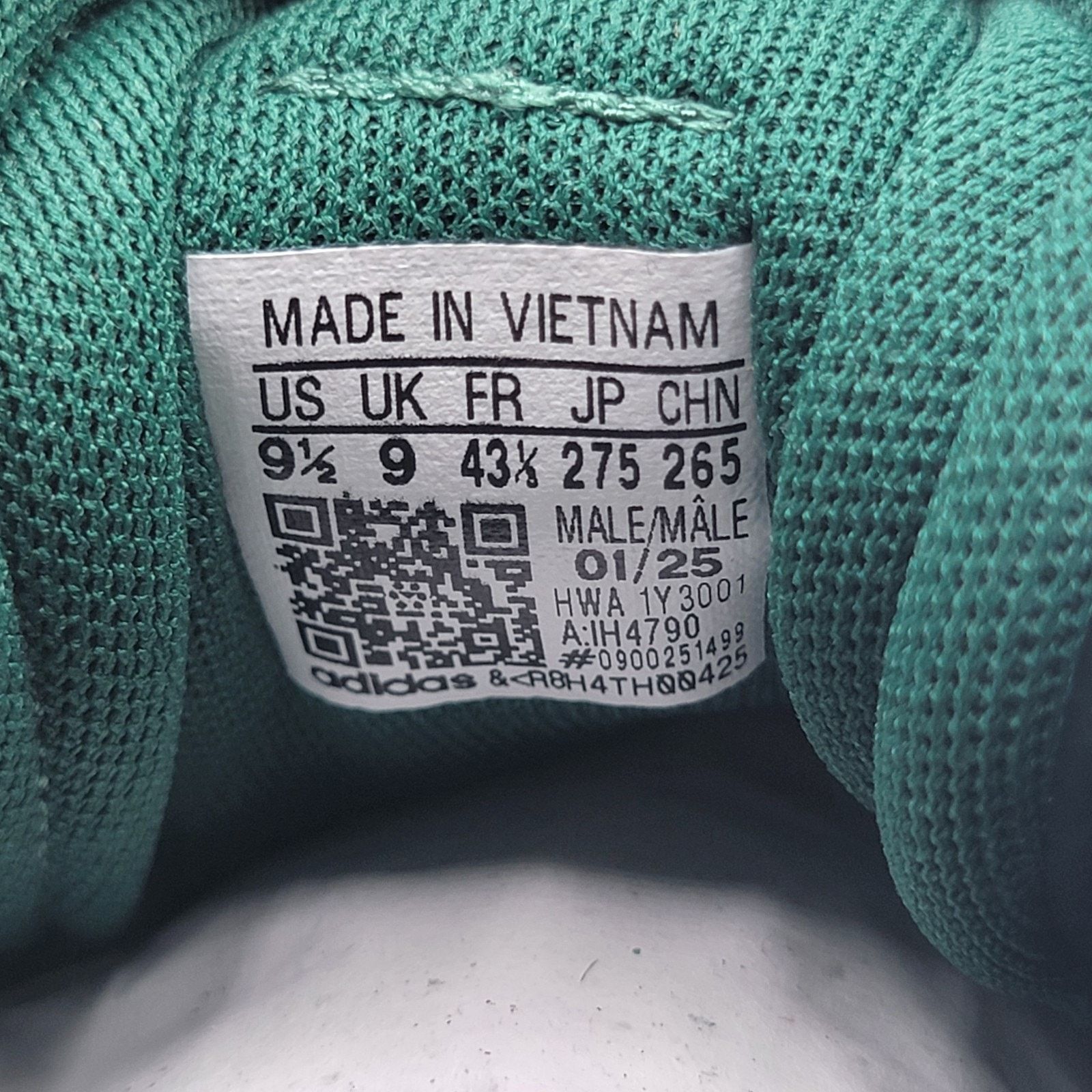 Adidas adidas VL Court 3.0 Mens Shoes IH4790 Green/White 9.5 Skater Size US 9.5 / EU 42-43 - 8 Thumbnail