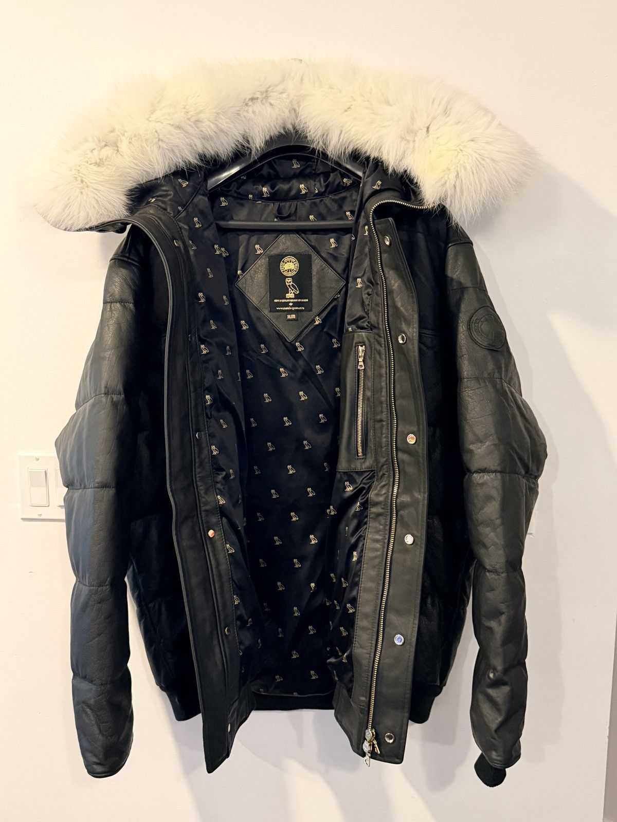 Canada Goose × October's Very Own OVO x Canada Goose F&F Buffalo Leather Chilliwack Jacket Size US XXL / EU 58 / 5 - 8 Thumbnail
