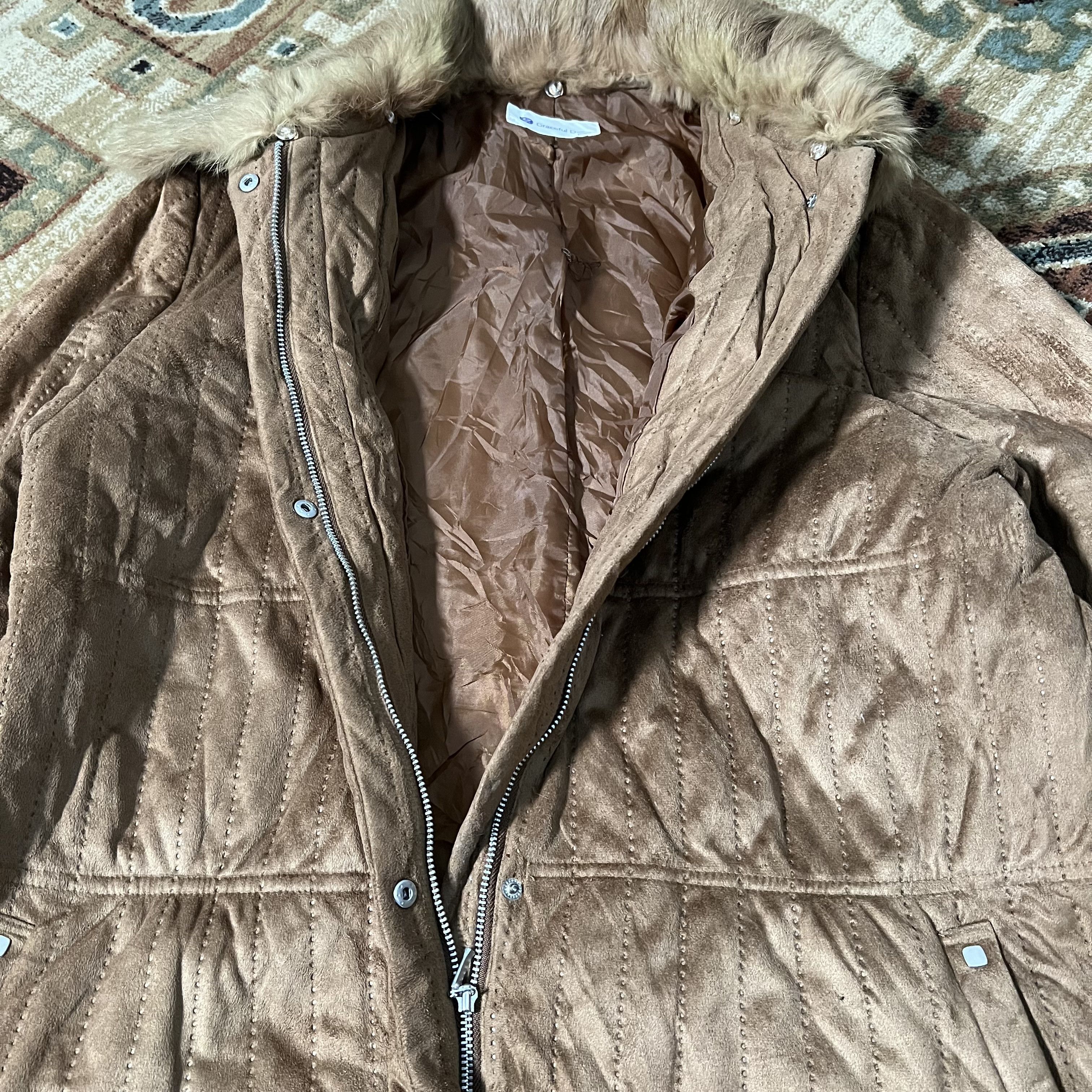 Japanese Brand 2000s Japanese Ifsix Velvet Fur Jacket y2k Lgb Size US M / EU 48-50 / 2 - 2 Thumbnail