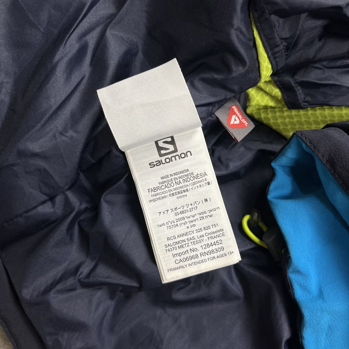 Salomon Salomon primaloft flowtech jacket blue Size US S / EU 44-46 / 1 - 12 Thumbnail