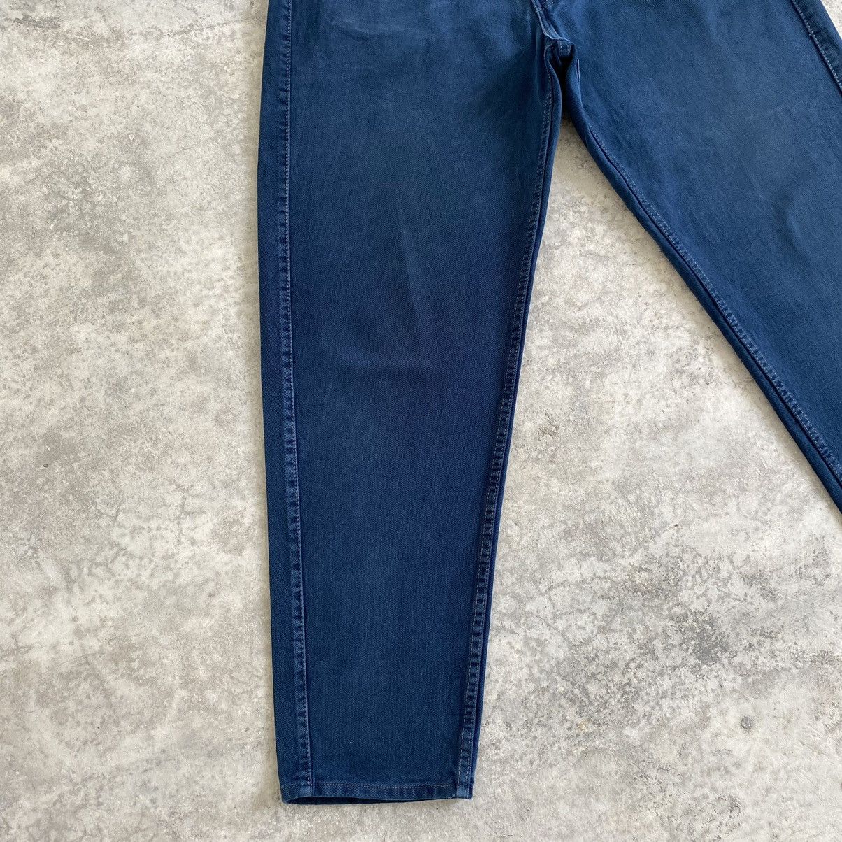 Levi's VTG 1992 Levi’s Silvertab Faded Midnight Blue Baggy Denim Size US 35 - 5 Thumbnail