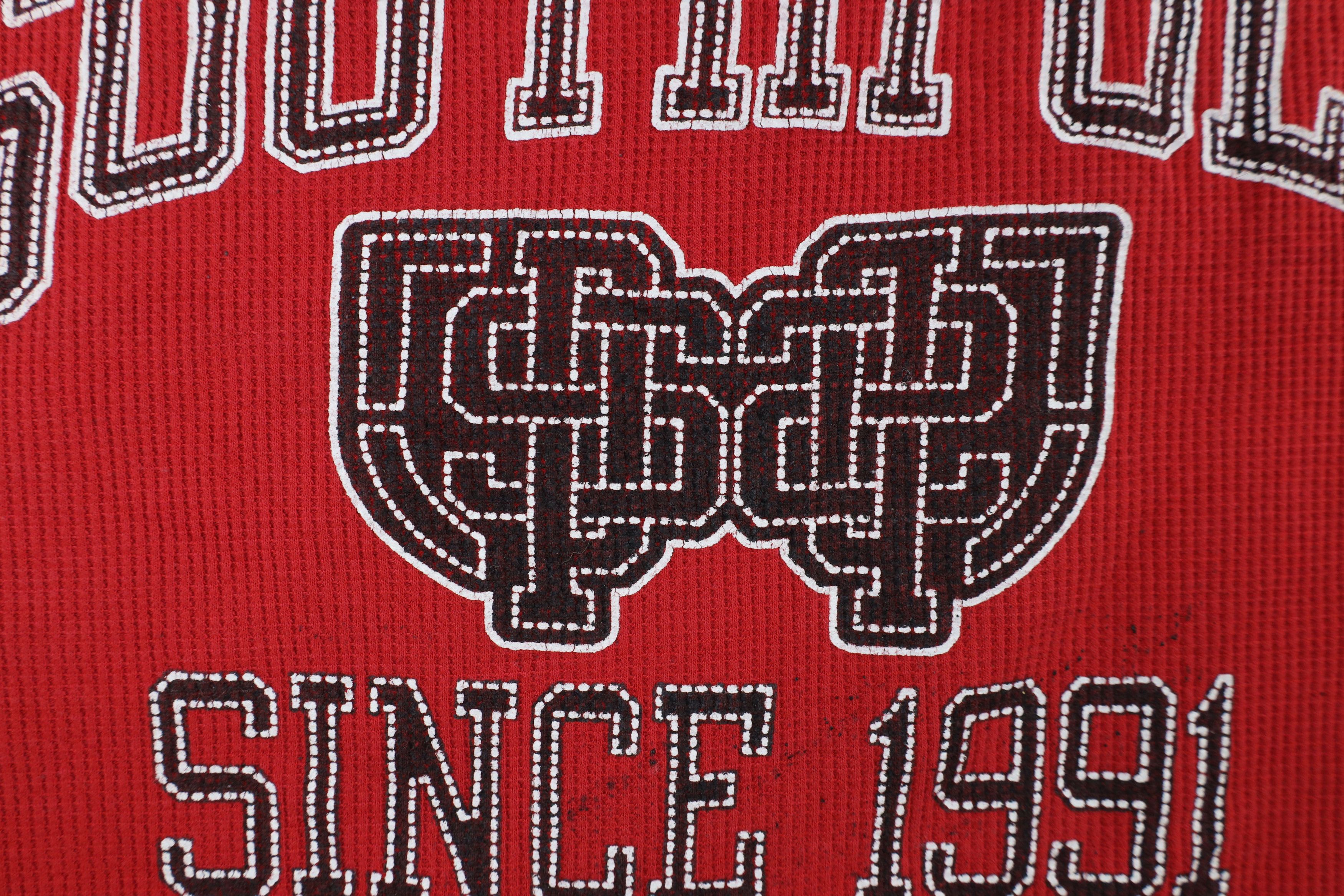 Southpole × Vintage Vintage Southpole Thermal Waffle Knit Long Sleeve T-Shirt Size US L / EU 52-54 / 3 - 5 Thumbnail