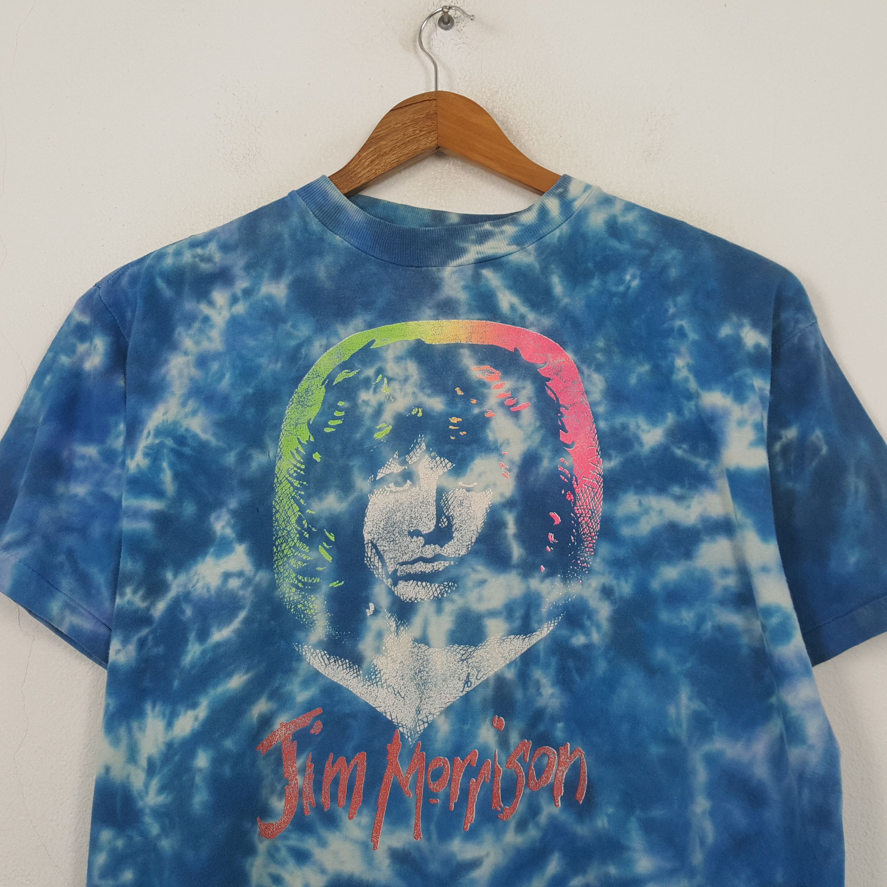 Band Tees Vintage Jim Morrison American Singer Tie dye T-shirt RR1 Size US XXL / EU 58 / 5 - 2 Thumbnail