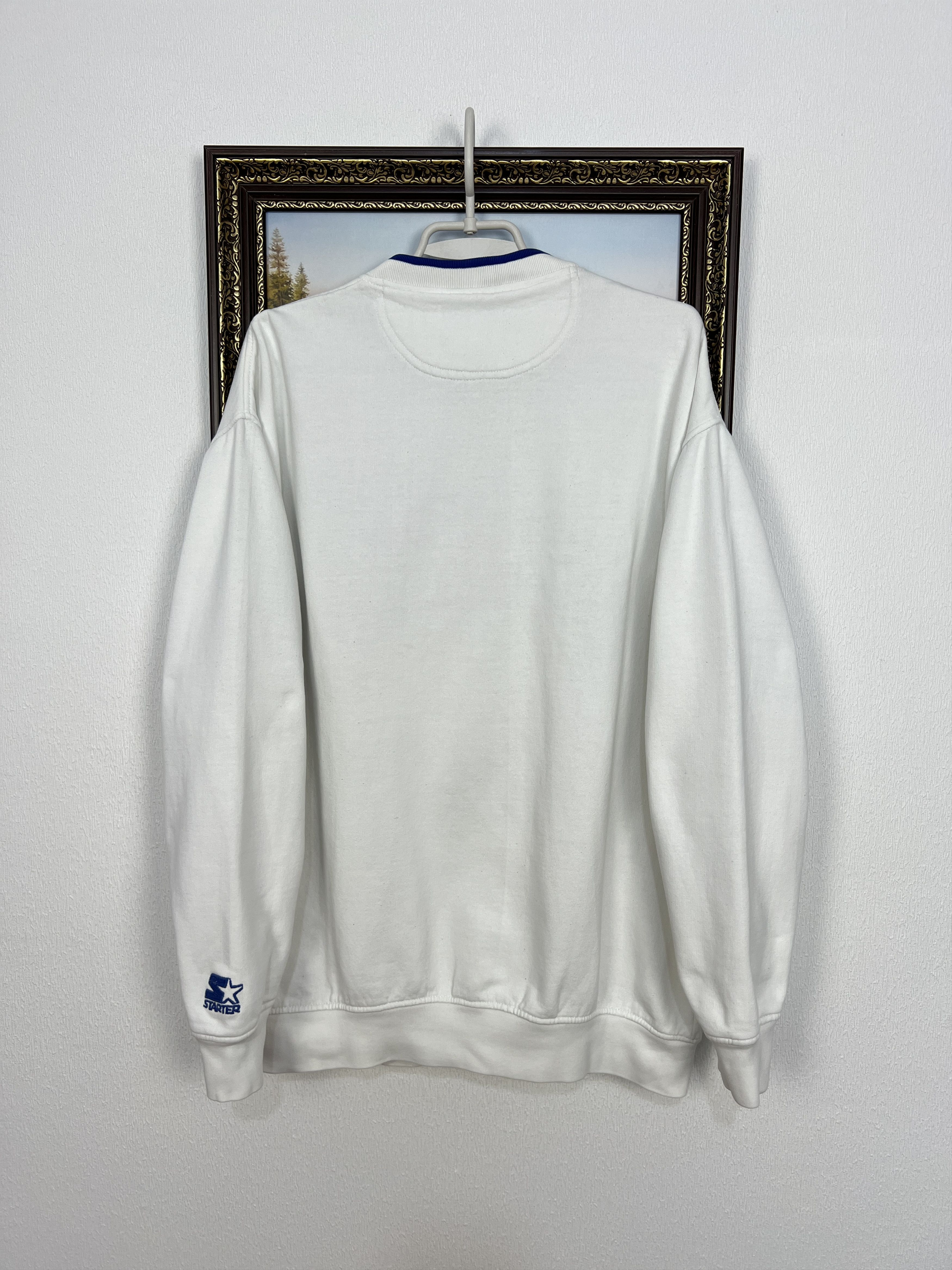 Starter Vintage 90's Starter Die Adler Mannheim NHL Sweatshirt Size US L / EU 52-54 / 3 - 11 Thumbnail