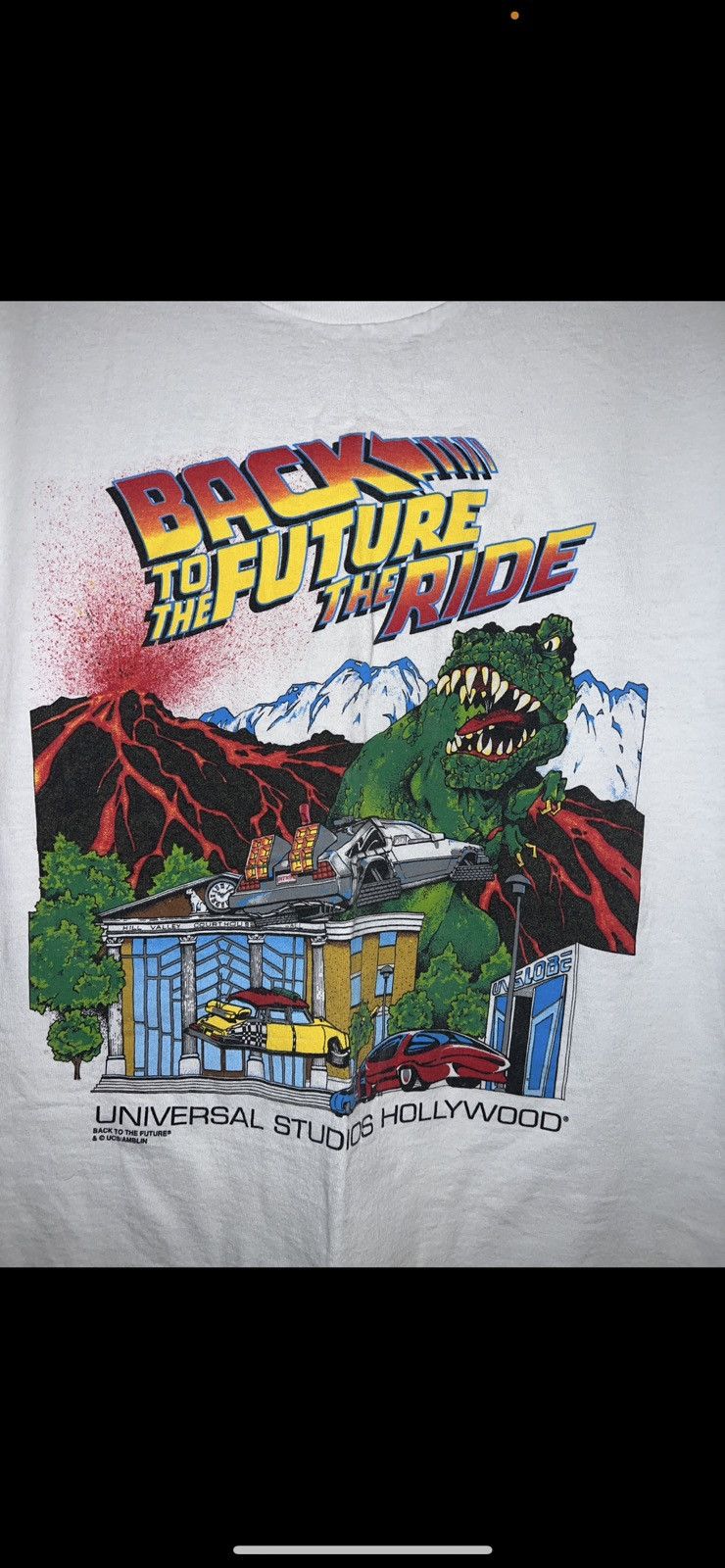 Fruit Of The Loom Vintage back 2 the future universal studios T-shirt Size US M / EU 48-50 / 2 - 2 Thumbnail