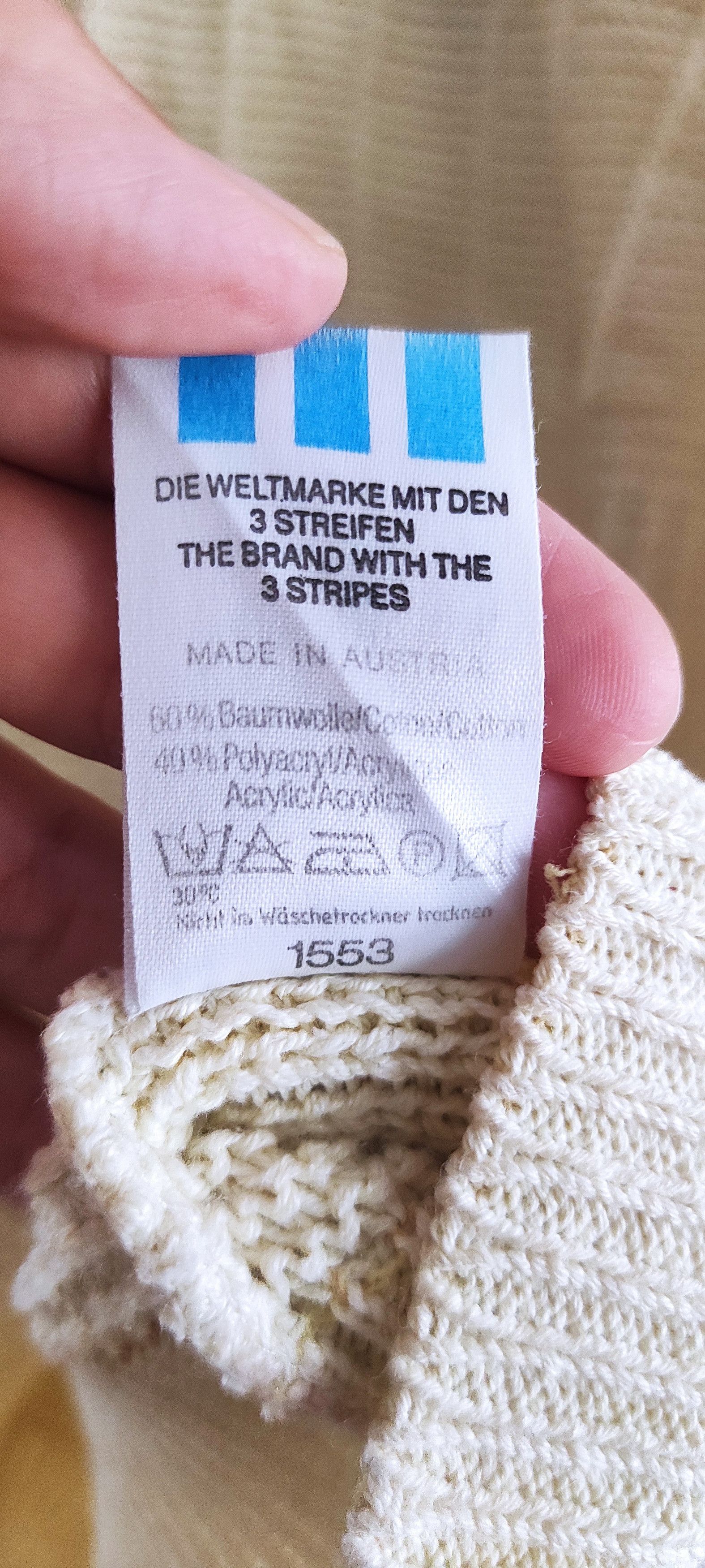 Adidas Adidas 3 Sripes Original 80s knitted sweater Made in Austria Size XL / US 12-14 / IT 48-50 - 15 Thumbnail
