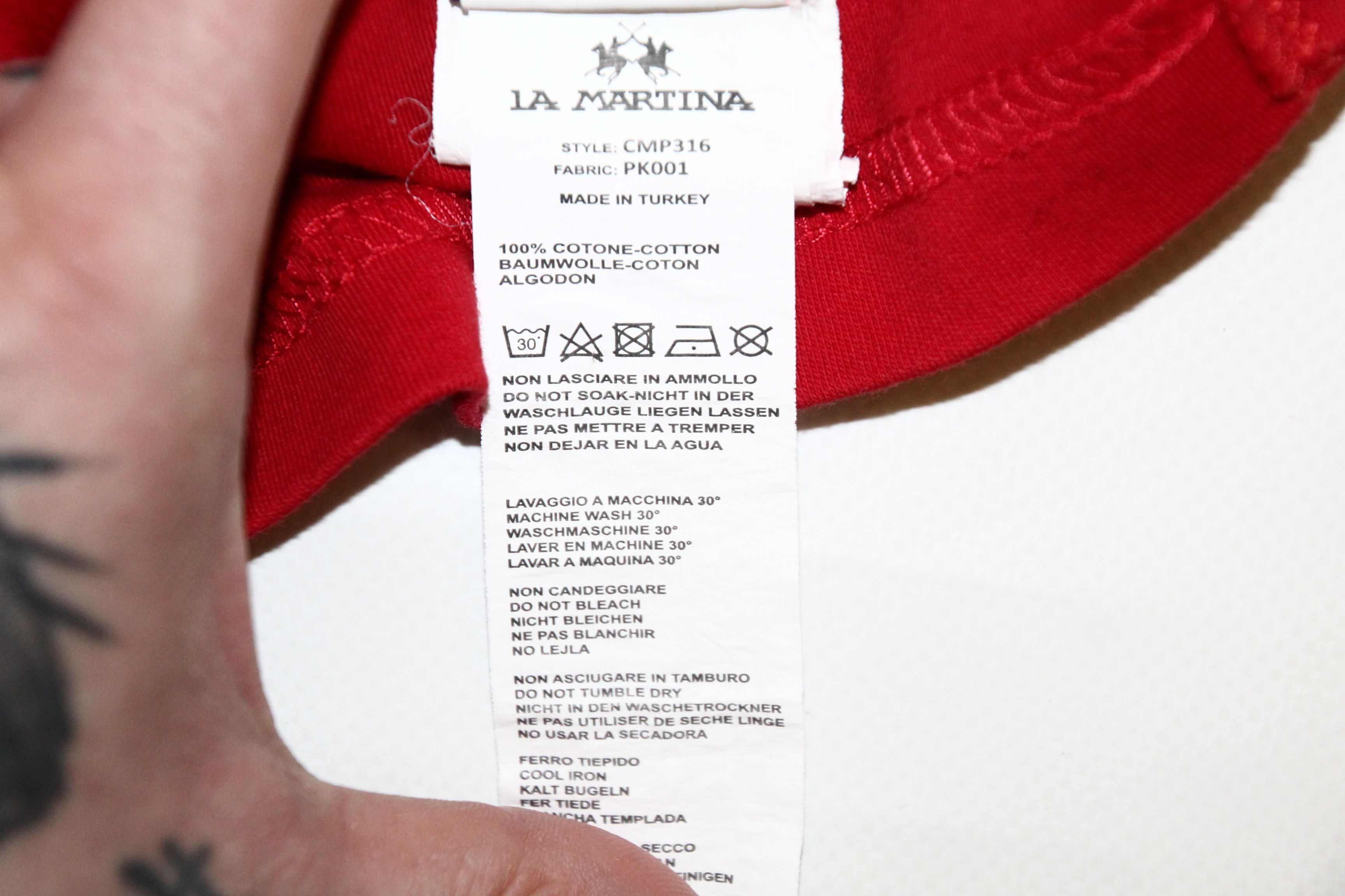 La Martina × Porsche Design VTG La Martina x Porsche Polo Team Big Logo Polo Shirt Size US XL / EU 56 / 4 - 13 Thumbnail