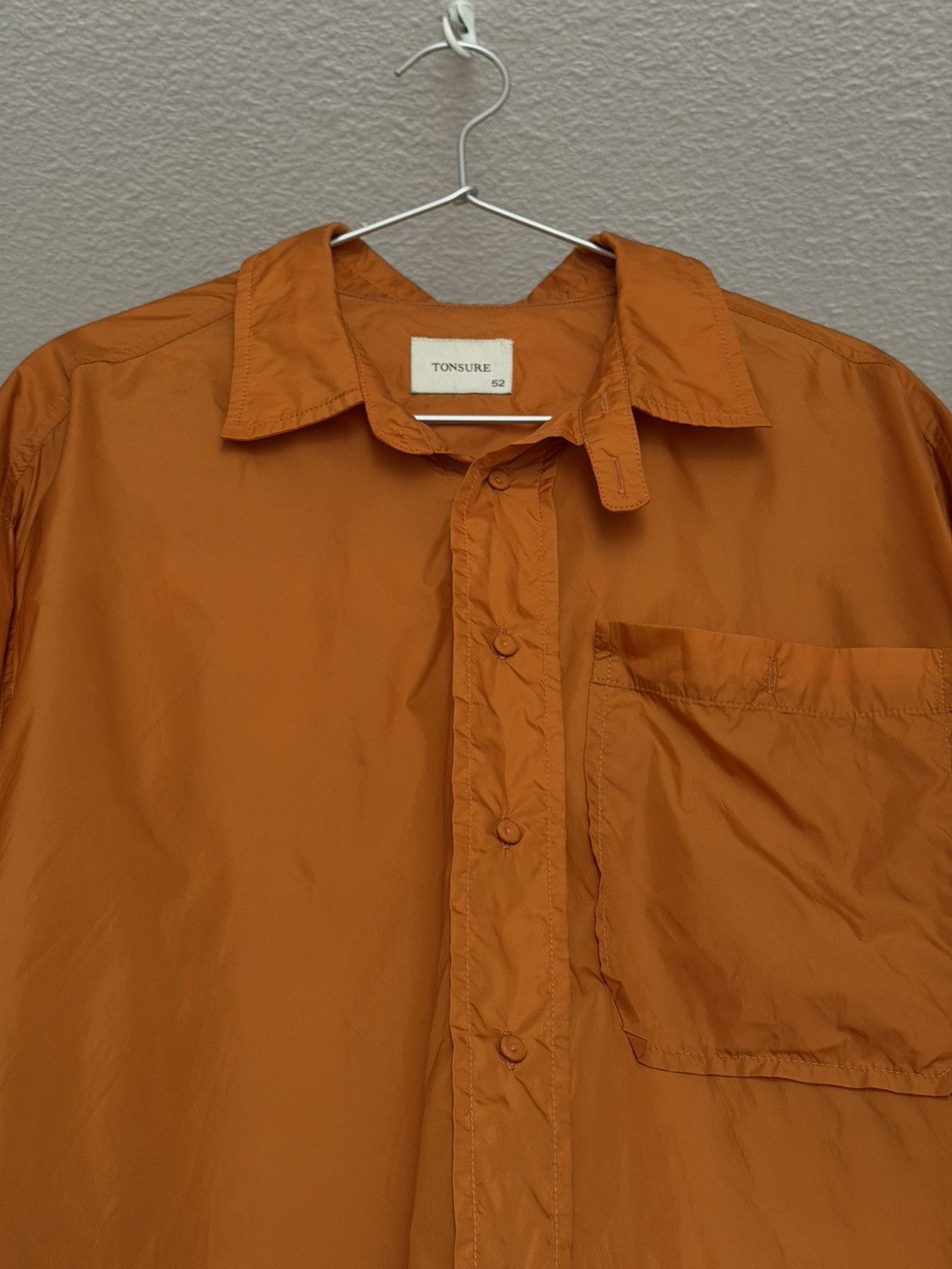 Tonsure Tonsure Oversized Nylon Shirt Orange Size US L / EU 52-54 / 3 - 2 Thumbnail