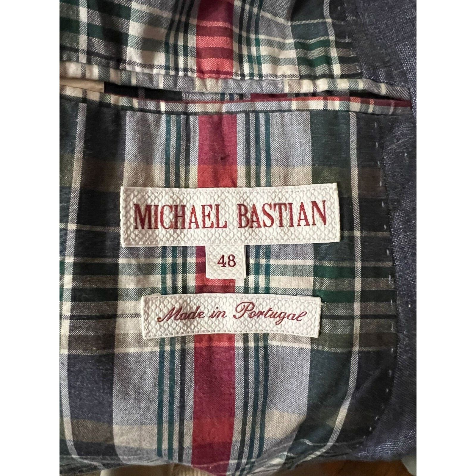 Michael Bastian Double Breasted Michael Bastian Blazer 48R 3 Buttons Size 48R - 6 Thumbnail