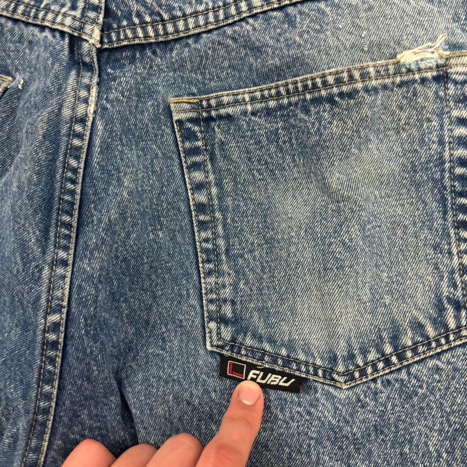 Fubu Vintage y2k fubu baggy jeans Size US 36 / EU 52 - 2 Thumbnail