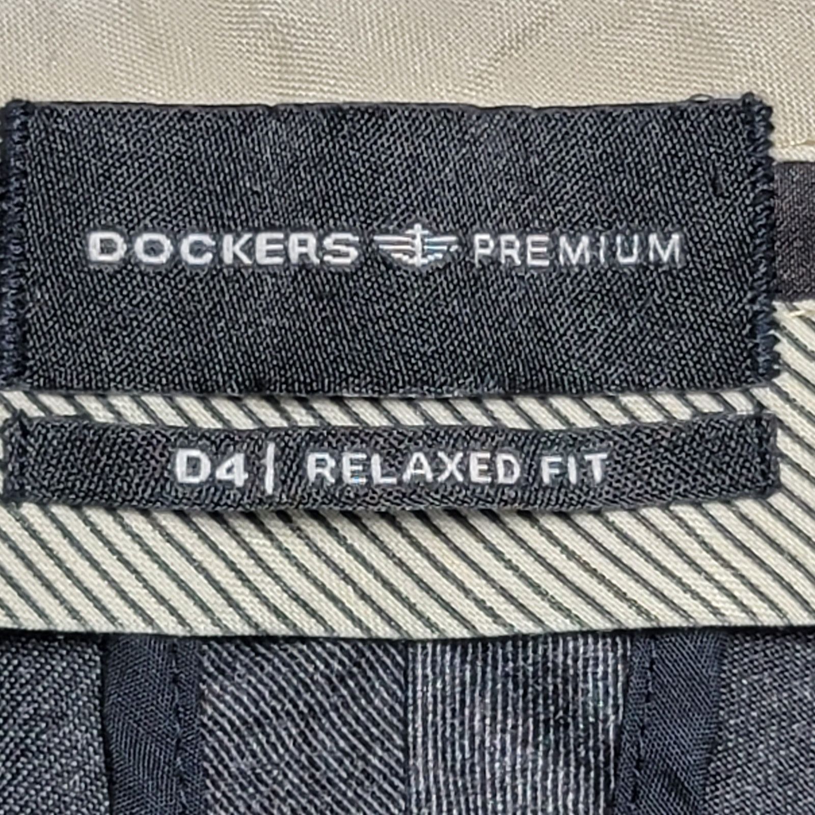 Dockers Dockers Premium Charcoal Flat Front Dress Pants Size 42 Size US 42 / EU 58 - 3 Thumbnail