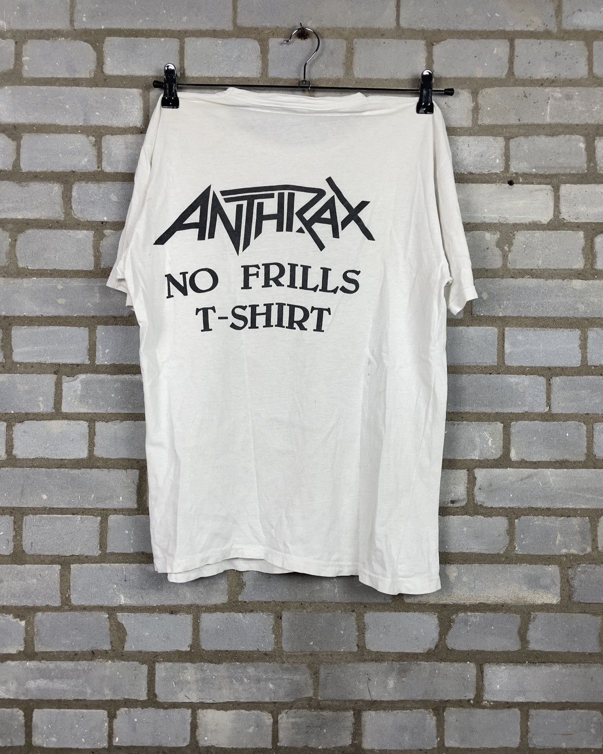 Band Tees Anthrax 1985 No Frills vintage tour bandtee Size US L / EU 52-54 / 3 - 3 Thumbnail
