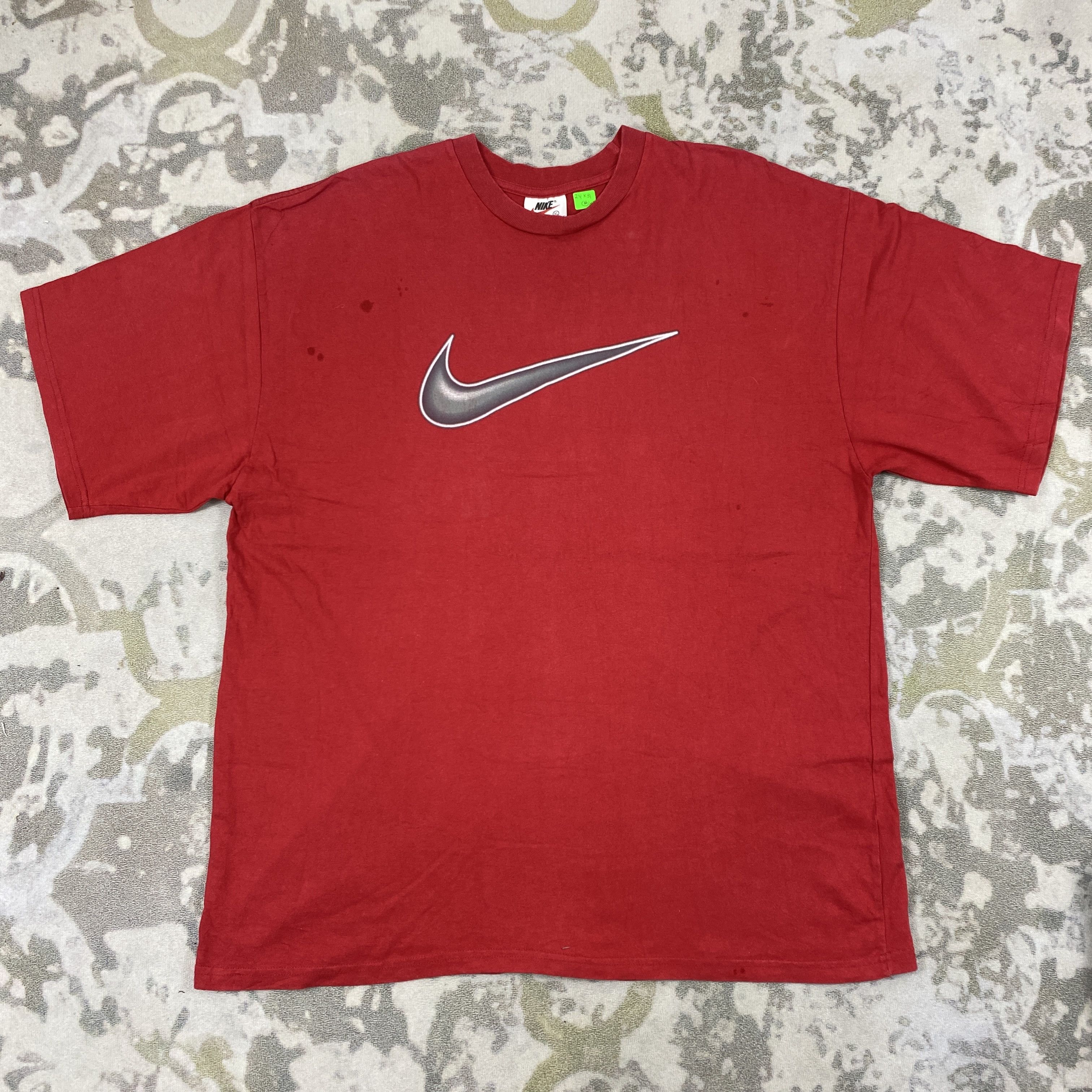 Nike Vintage Nike Center Swoosh 90's XLarge Tee -B062 Size US L / EU 52-54 / 3 - 1 Thumbnail