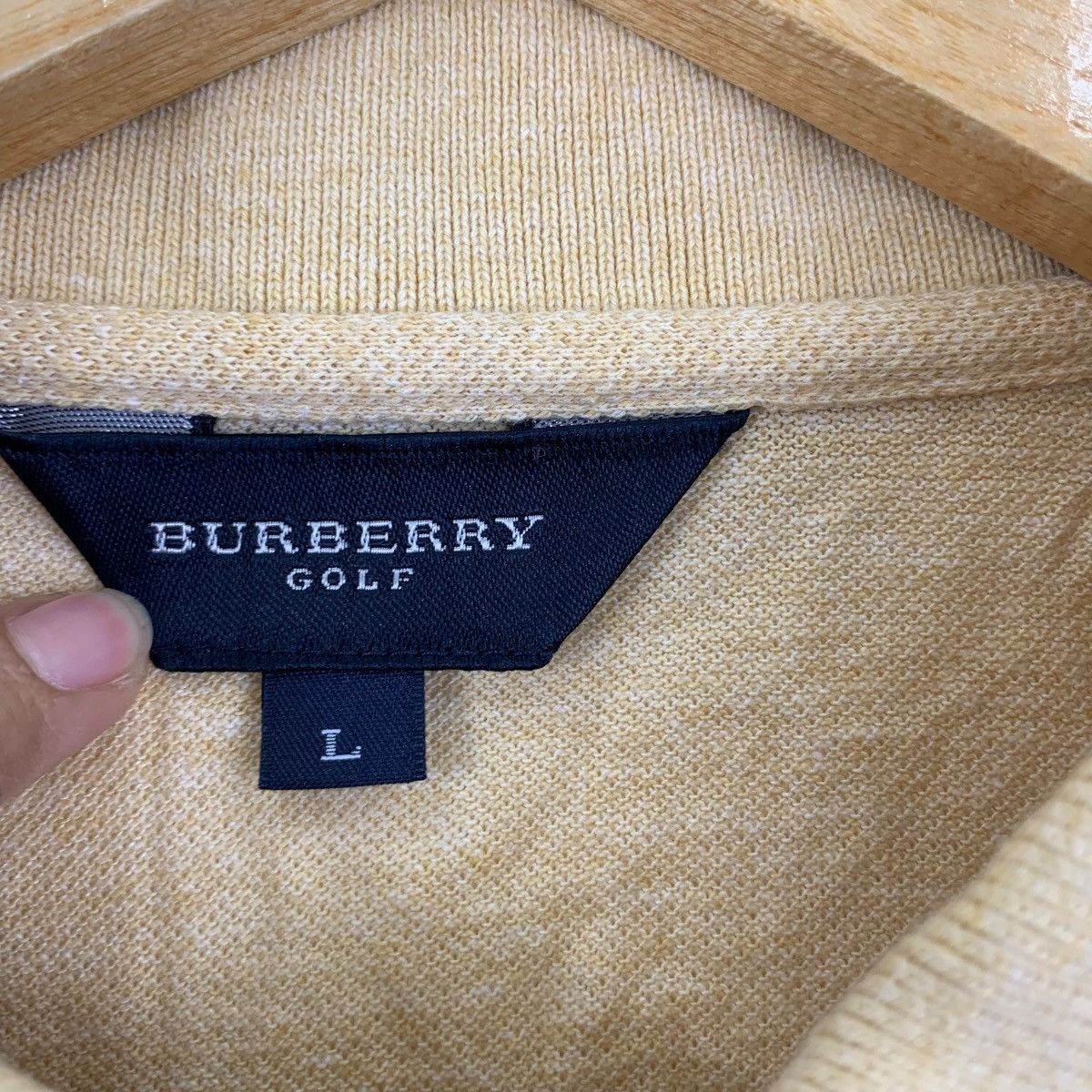 Burberry Vintage BURBERRY LONDON GOLF Collection Polo Tee Shirt Top Size US L / EU 52-54 / 3 - 7 Thumbnail