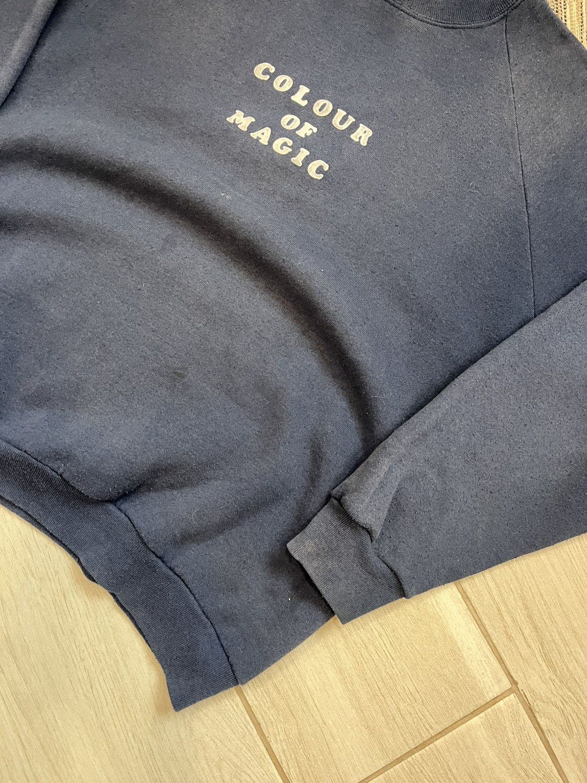 Vintage Vintage Screen Stars Sweatshirt Colour of Magic Navy Faded Size US L / EU 52-54 / 3 - 4 Thumbnail