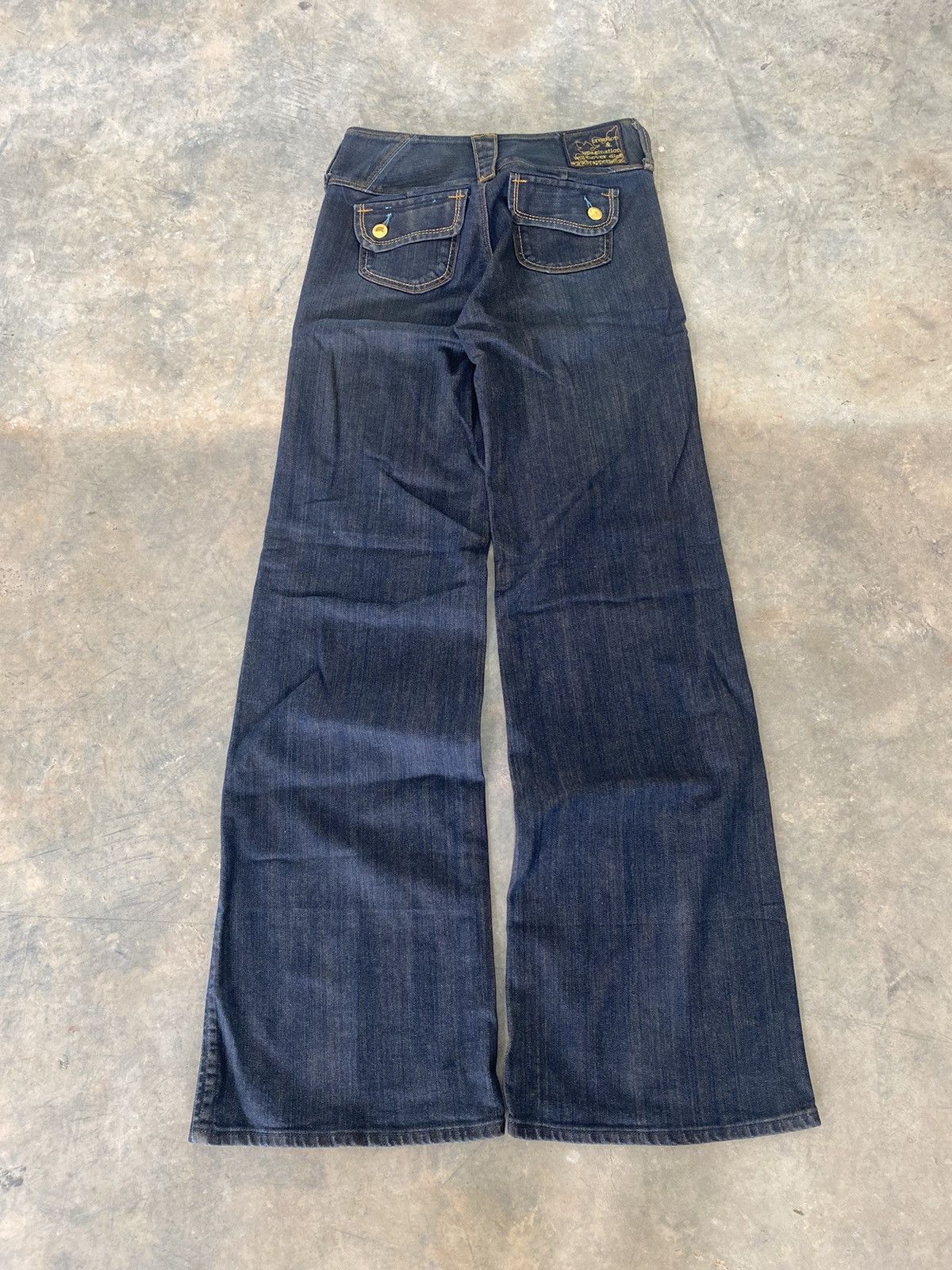Hysteric Glamour Sick☠️ Brappers Flare Jeans Lgb Punk Grunge 90s Size US 28 / EU 44 - 8 Thumbnail