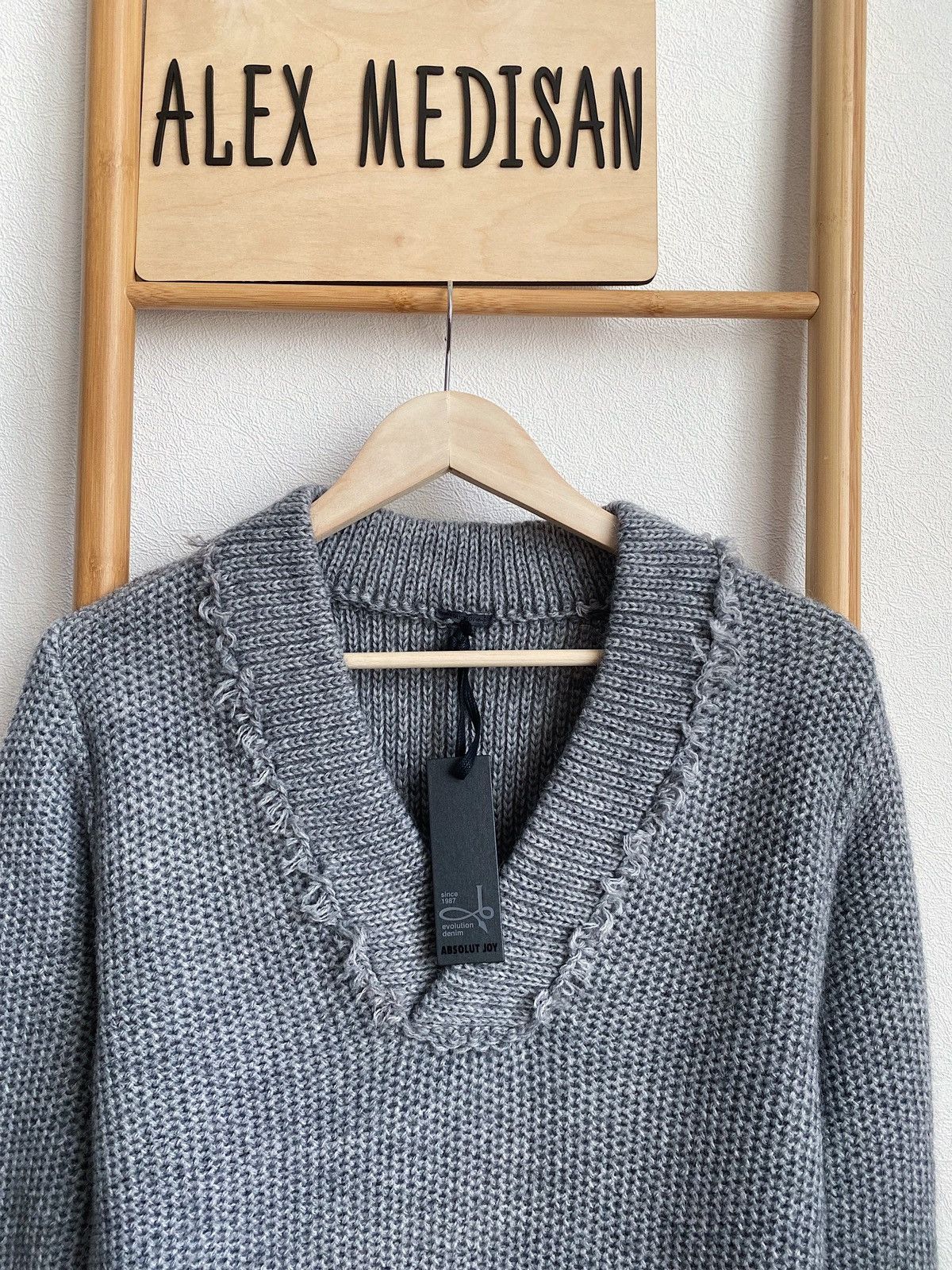 Absolut Joy Absolut Joy Wool Knit Sweater Made In Italy Size L Size US L / EU 52-54 / 3 - 2 Thumbnail