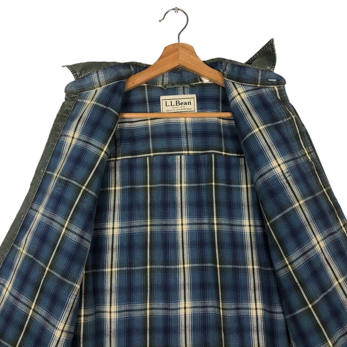 Japanese Brand 🔥Vintage Chore Jacket L.L.Bean Tartan Checked Lining Size US M / EU 48-50 / 2 - 14 Thumbnail