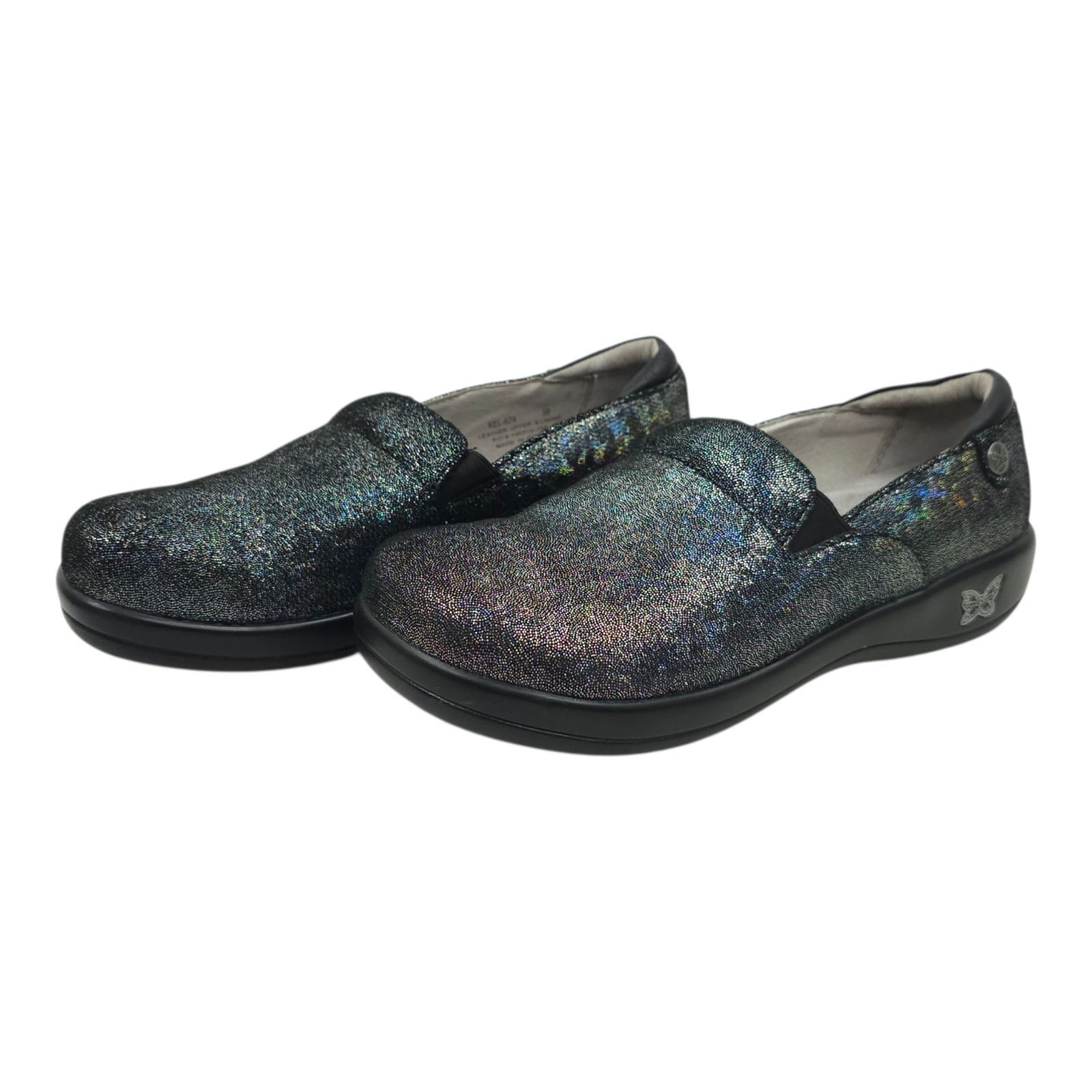 Other Alegria Clogs Womens EU 38 Black Metallic Sparkly Size US 8 / IT 38 - 1 Thumbnail