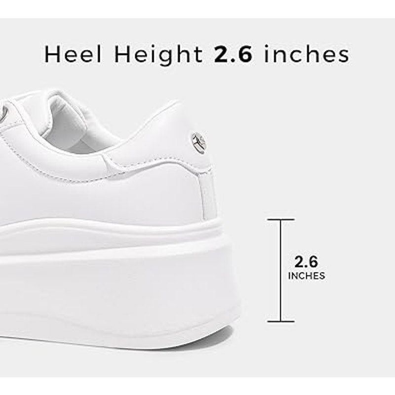 Other New Lucky Step Women's 6.5 Faux Leather Platform Sneakers Size US 6.5 / IT 36.5 - 3 Thumbnail