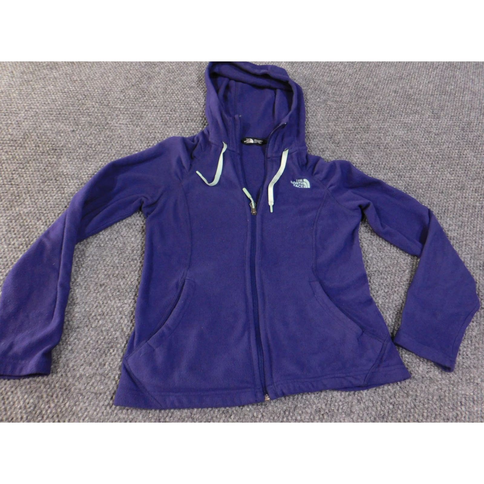 The North Face The North Face Jacket Womens Small Purple Fleece Hooded Full Zip Lightweight Outdoor Casual Size S / US 4 / IT 40 - 3 Thumbnail