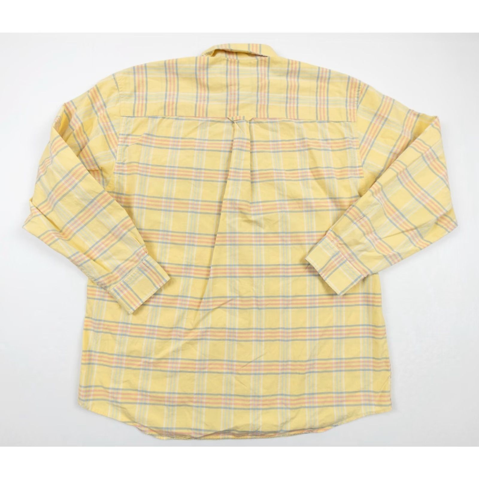 Pendleton Pendleton Mens Shirt Large Yellow Button-Down Long Sleeve Check Collared One Day/All Seasons Casual Vintage No (adapt to structure) Size US L / EU 52-54 / 3 - 5 Thumbnail