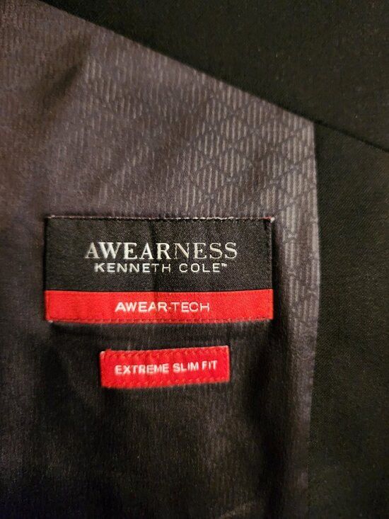 Kenneth Cole Kenneth Cole men's 71%wool 25%plystr sport coat blazer 42R Size 42R - 4 Thumbnail