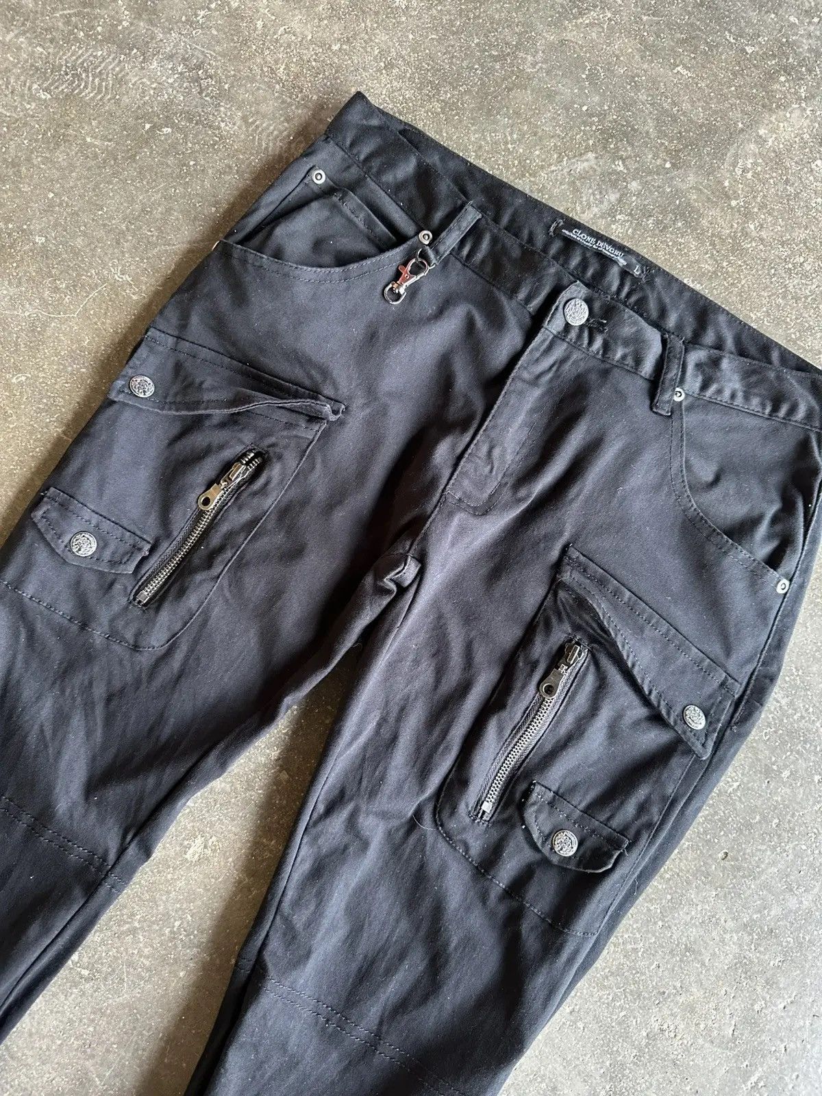 If Six Was Nine W31 L32 🔥 BONDAGE VINTAGE CLONE DEVGRU TROUSERS PUNK PANTS Size US 31 - 9 Thumbnail