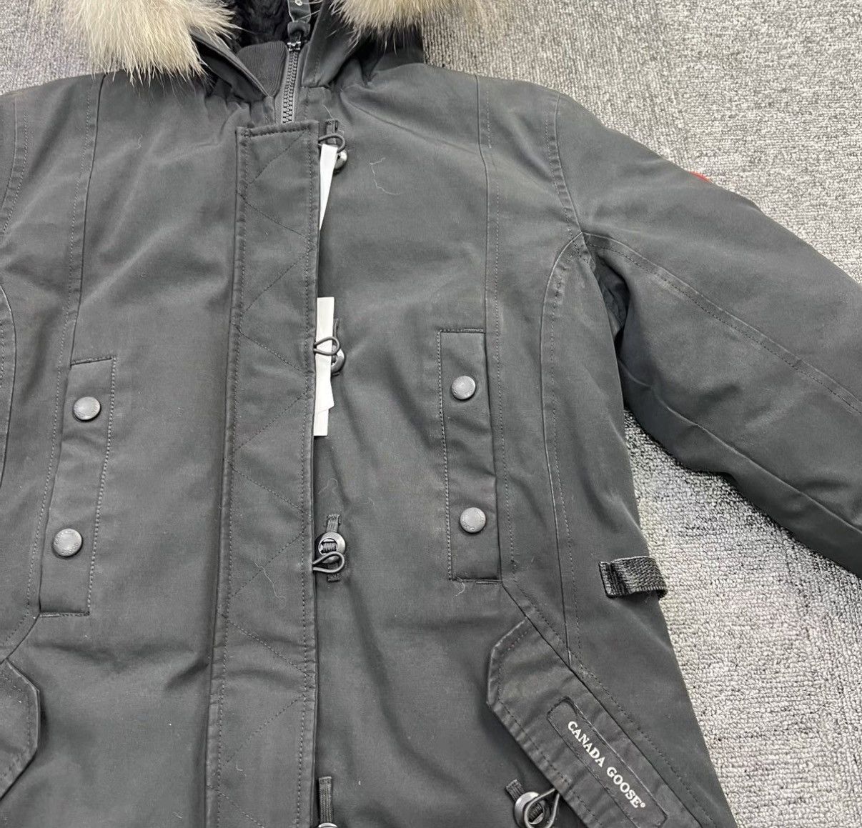 Canada Goose Canada Goose / Button Front Women's Parka Down Jacket K12 Size XS / US 0-2 / IT 36-38 - 3 Thumbnail