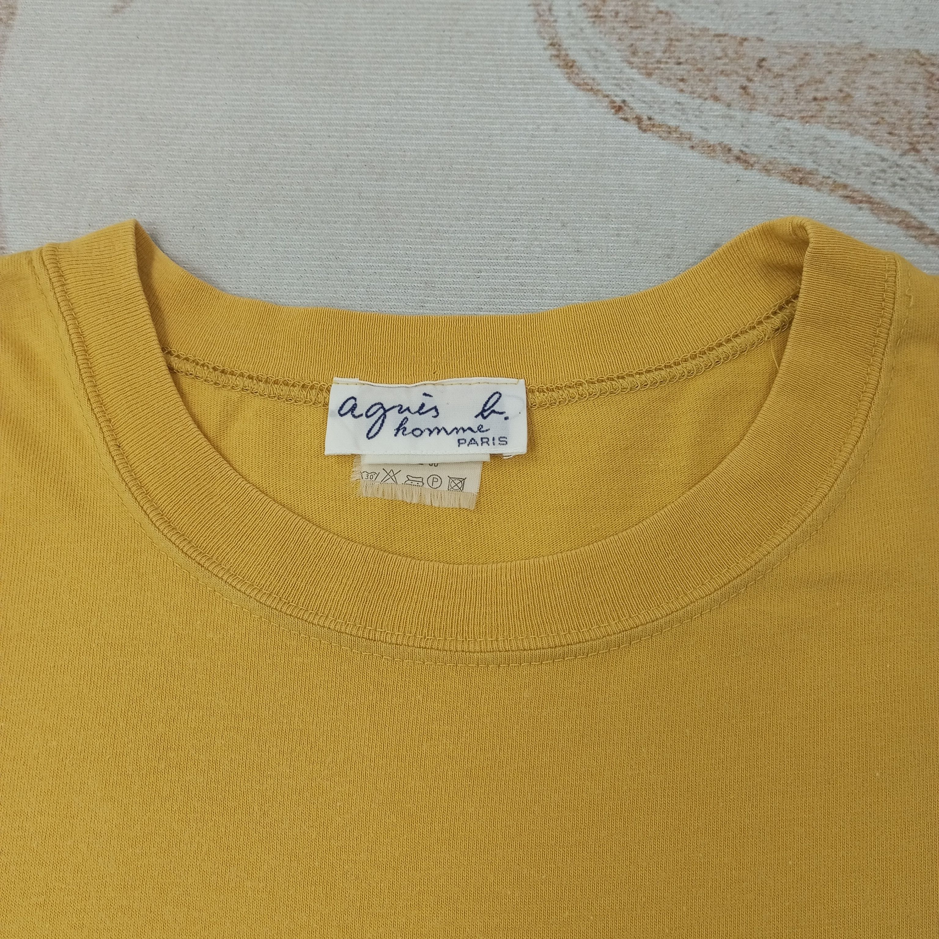 agnes b. Agnes B Pocket Design Designer Tshirt c239n49 Size US L / EU 52-54 / 3 - 3 Thumbnail