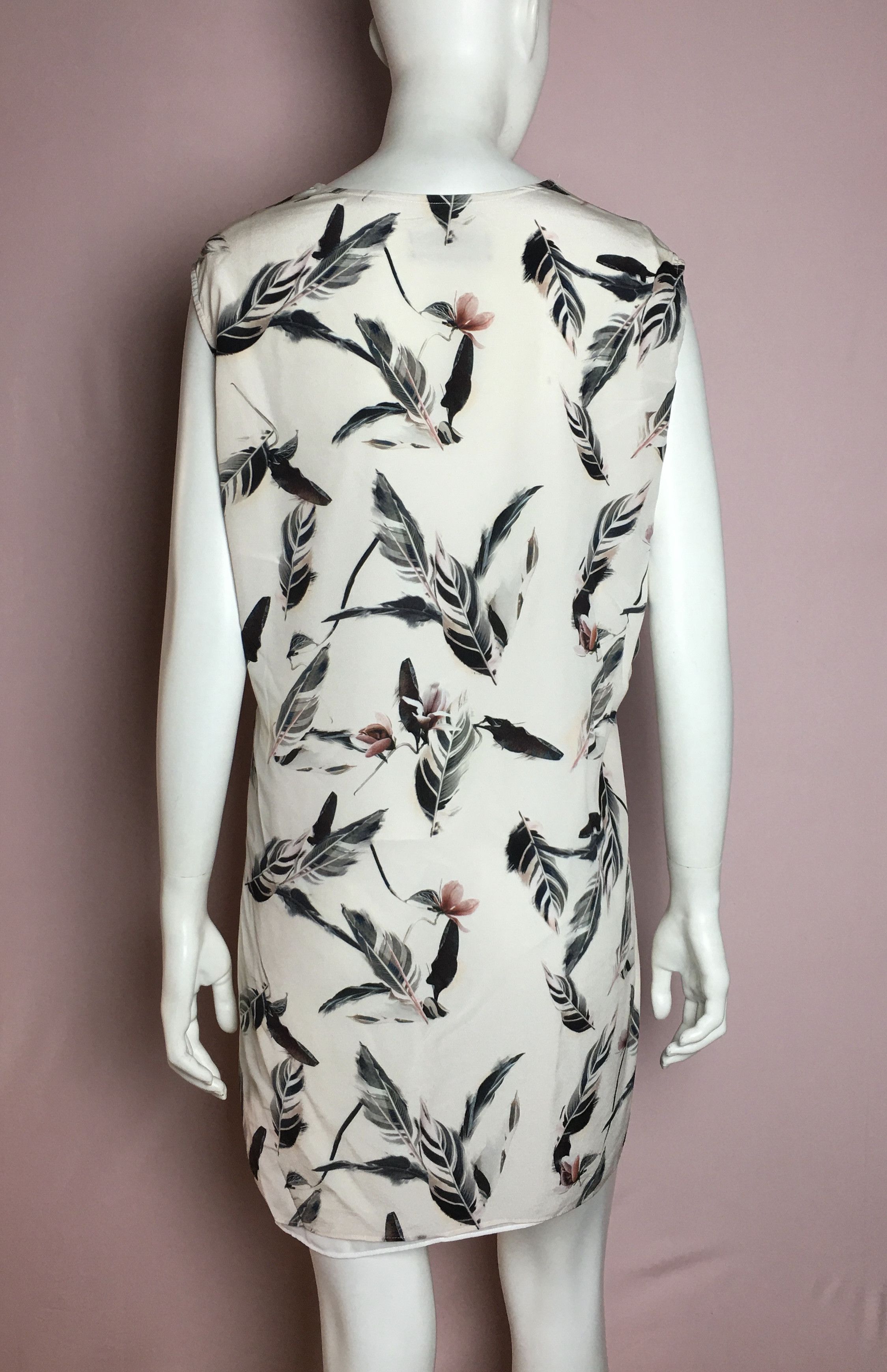 Allsaints AllSaints Airie Canna Silk Dress in Chalk White Size US Size M / US 6-8 / IT 42-44 - 5 Thumbnail