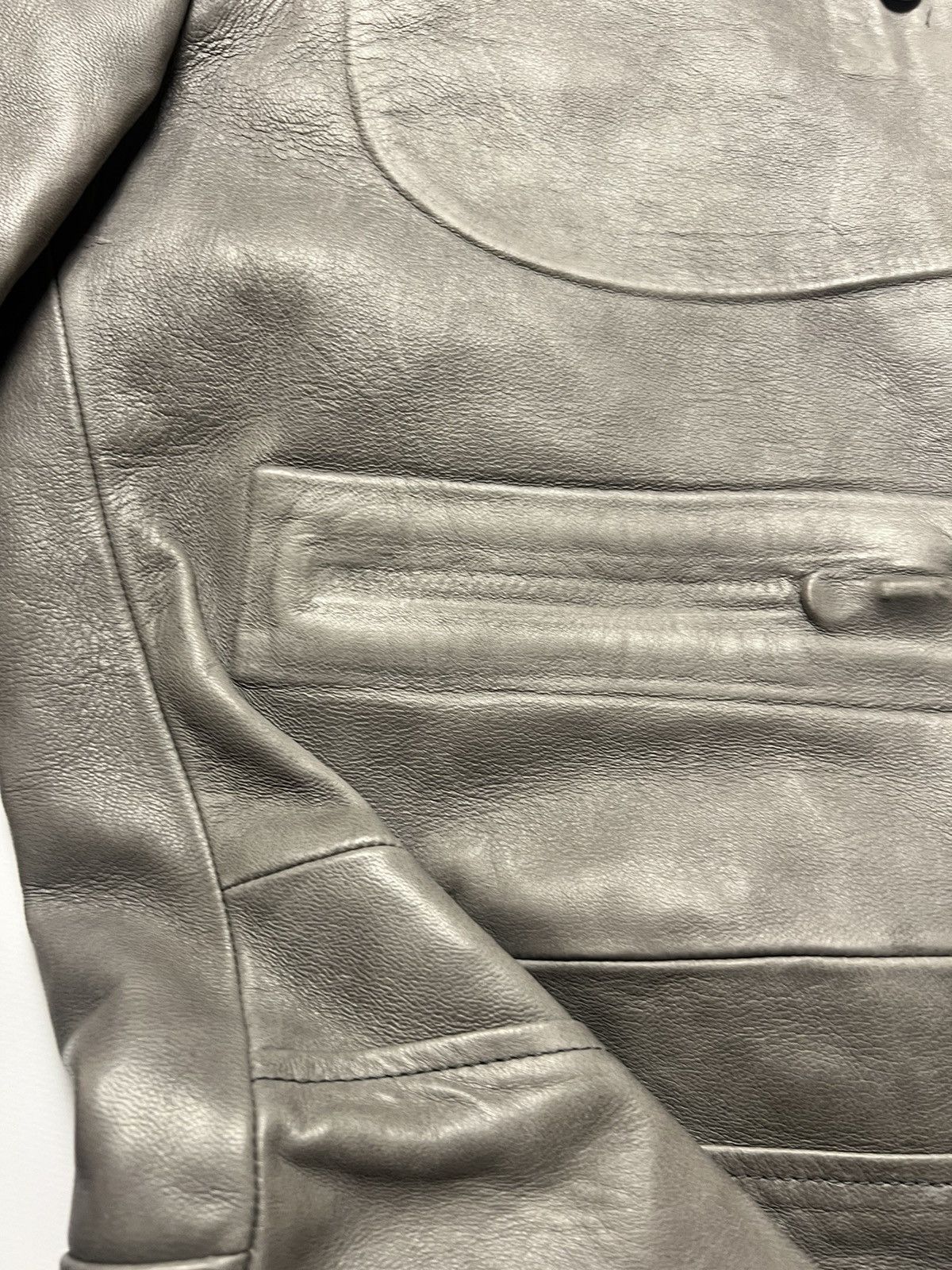 Diesel Leather P-JOSHY Pant with Trompe L' Oeil Effect Size US 31 - 12 Thumbnail