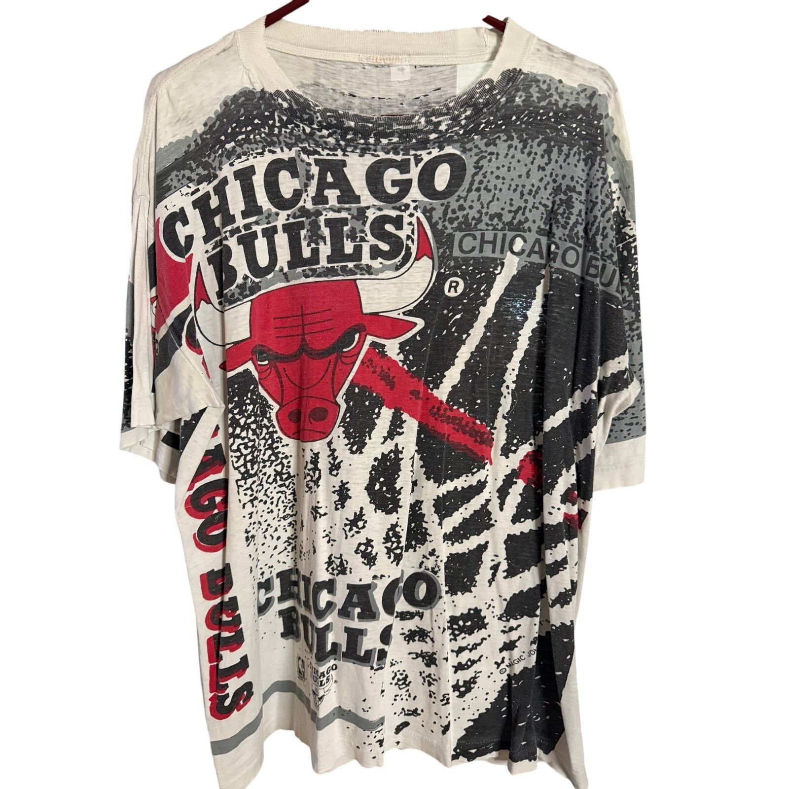 NBA Vintage Chicago Bulls AOP Tee Size US XL / EU 56 / 4 - 1 Thumbnail