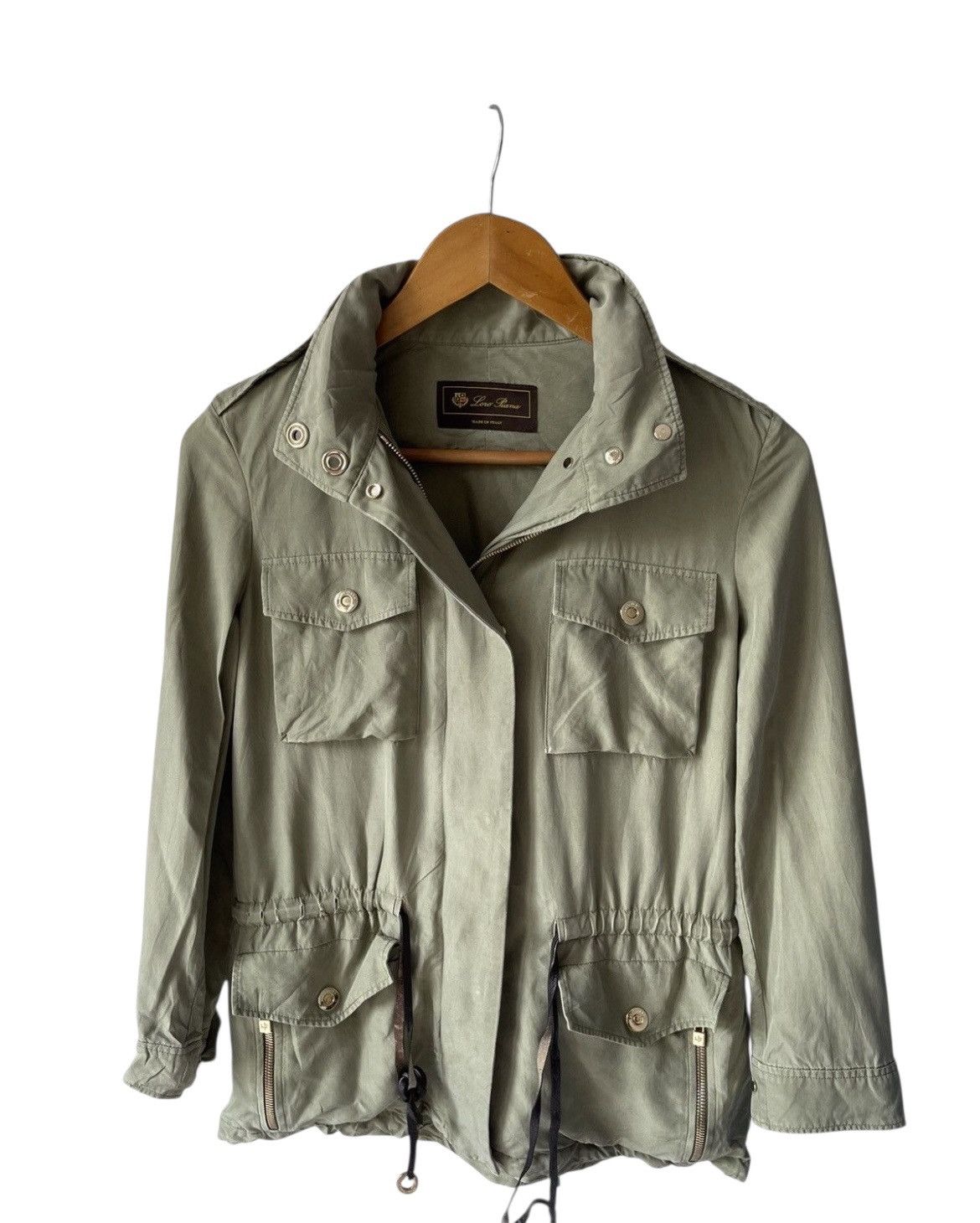 Loro Piana Loro Piana Jacket Green Army Size S / US 4 / IT 40 - 3 Thumbnail