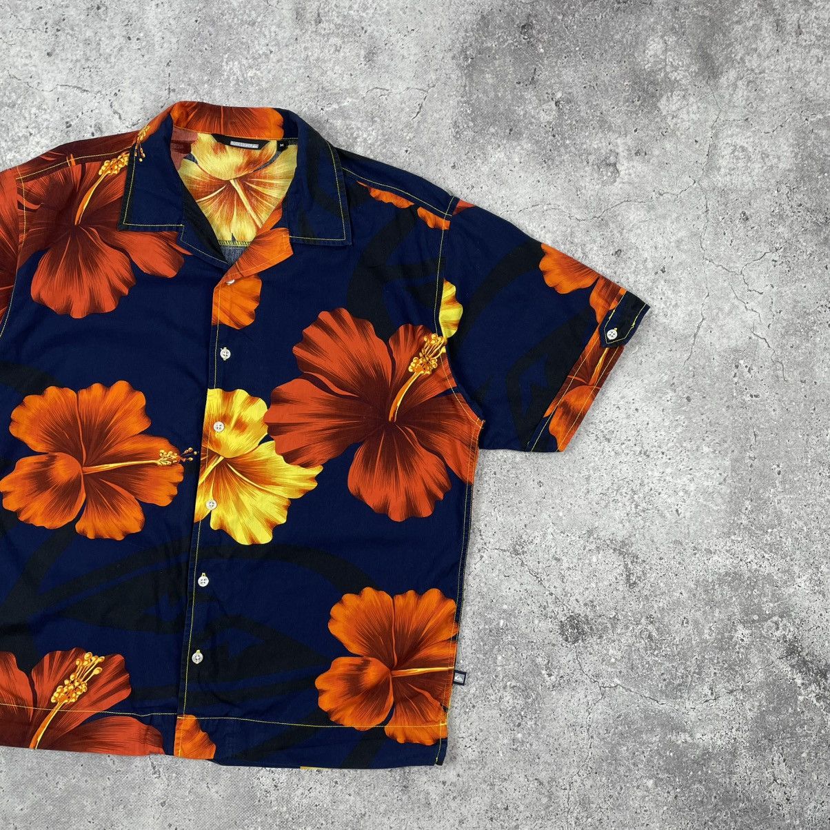 Quicksilver × Quiksilver Quiksilver Floral Pattern Short Sleeve Button Up Shirt Surf Size US M / EU 48-50 / 2 - 3 Thumbnail