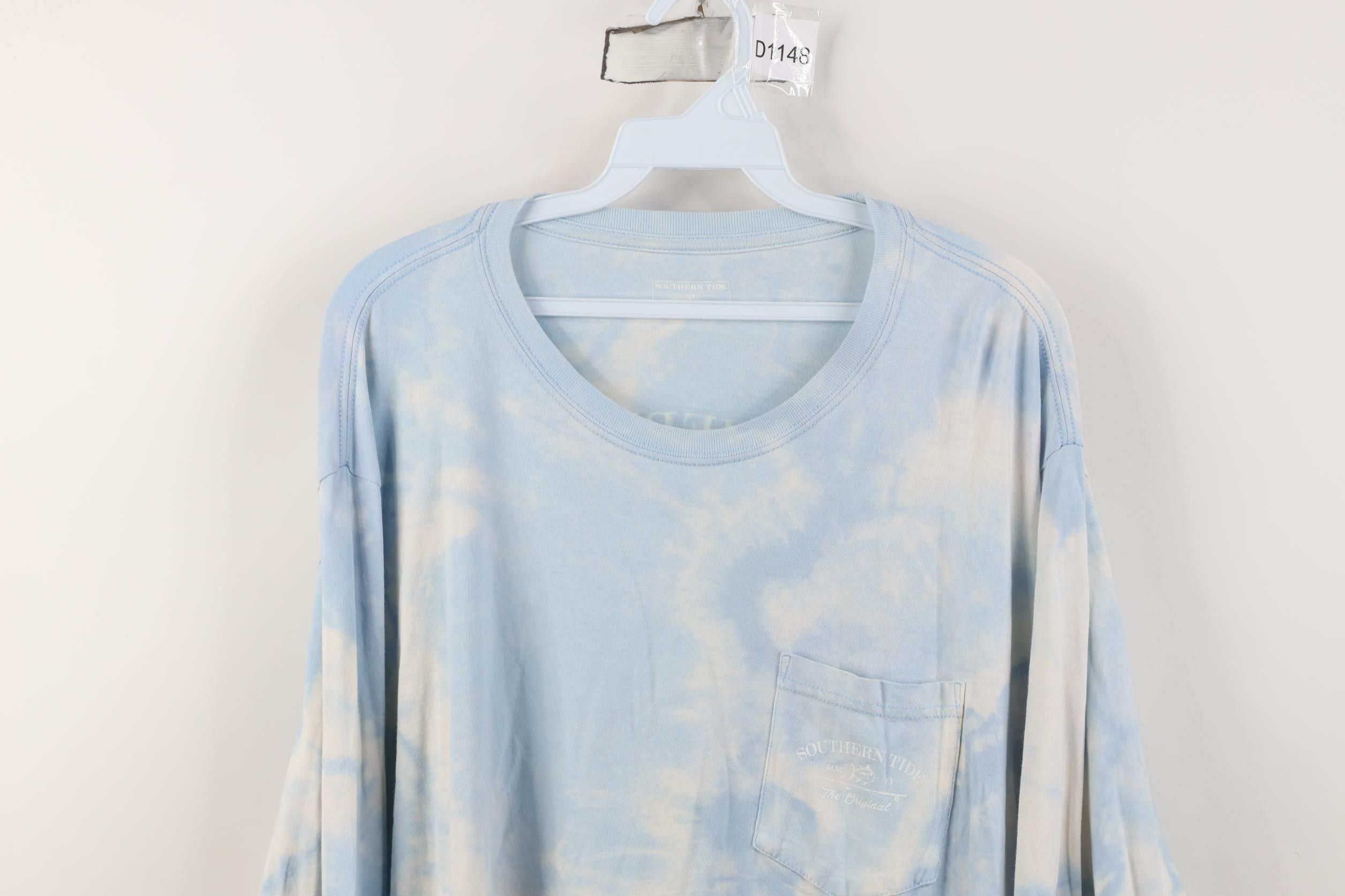 Southern Tide Southern Tide Acid Wash Fishing Long Sleeve Pocket T-Shirt Size US XL / EU 56 / 4 - 2 Thumbnail