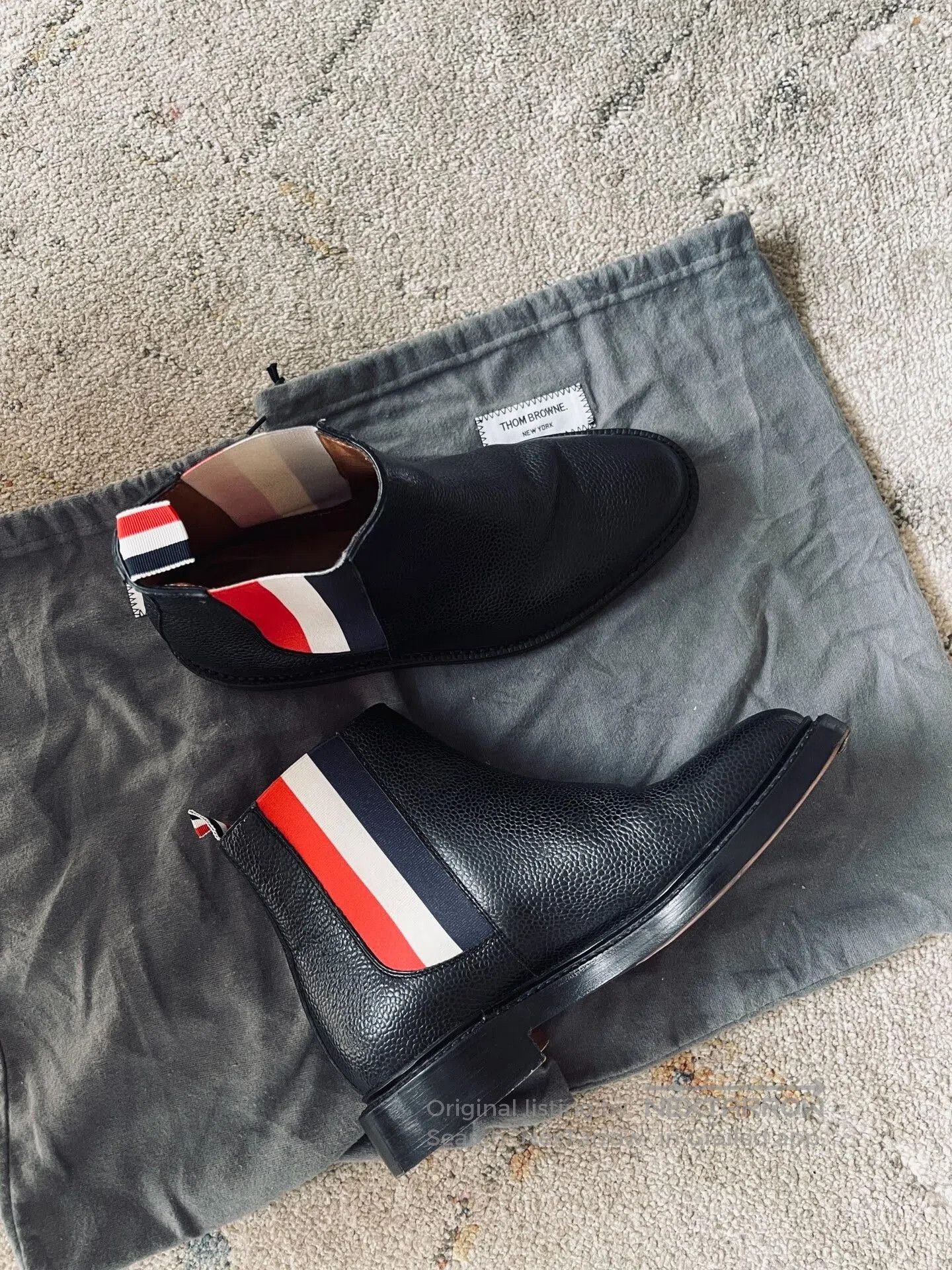Thom Browne Thom Browne Chelsea Boots Classic Design. Size US 6 / EU 39 - 1 Thumbnail
