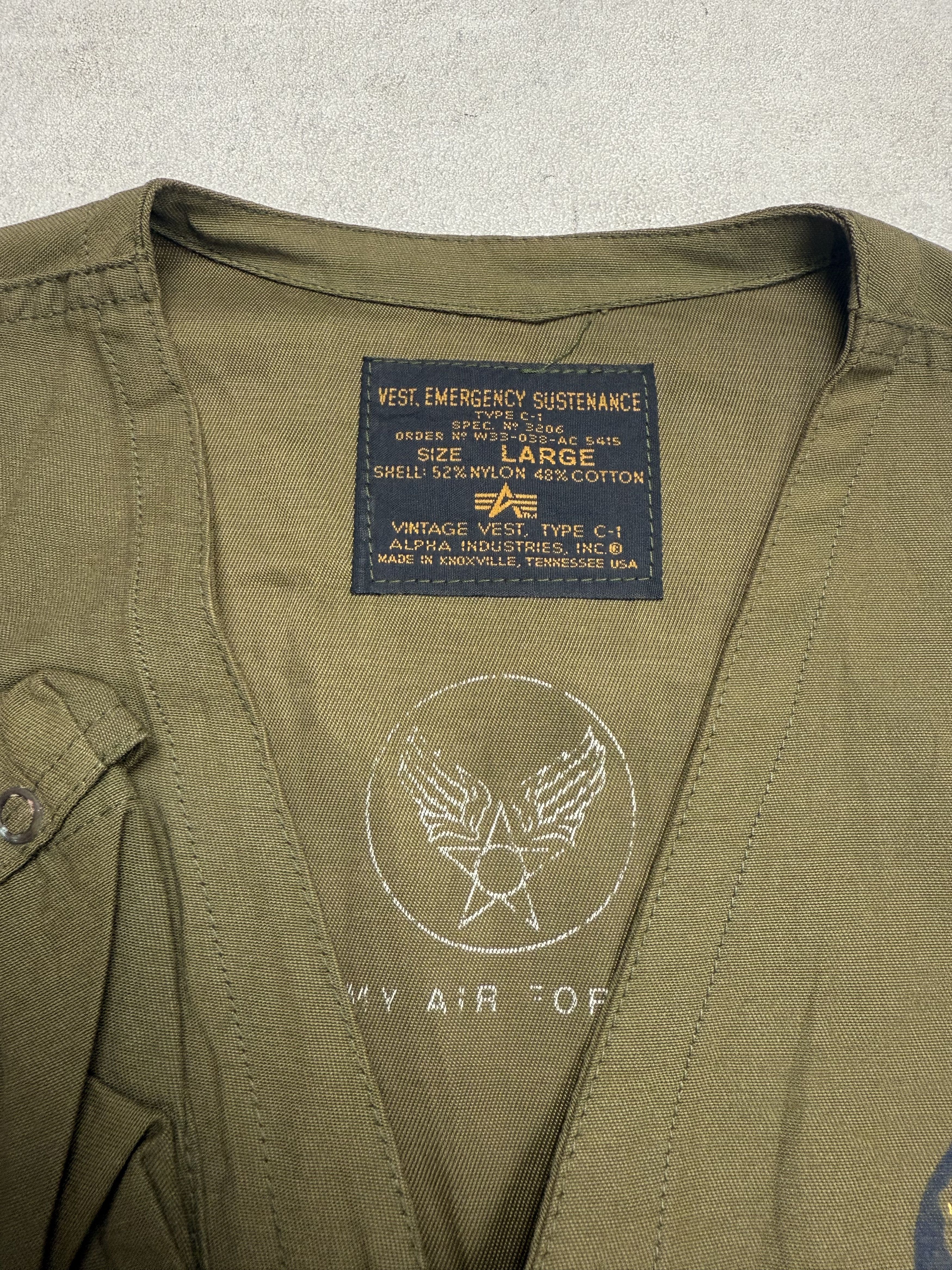 Alpha Industries Alpha Industries Type-C1 Air Force Tactical Vests Size US L / EU 52-54 / 3 - 7 Thumbnail