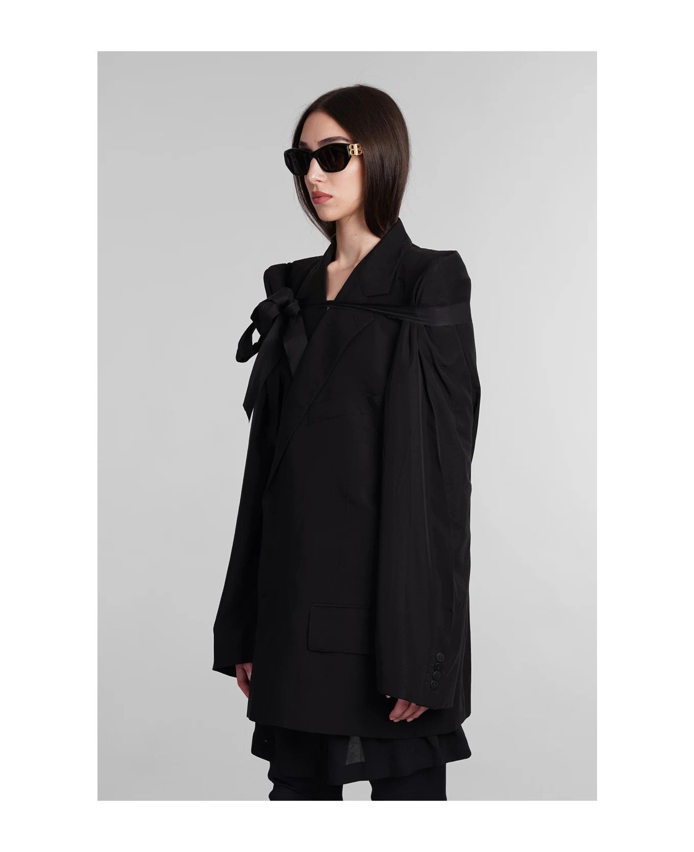Balenciaga o1bcso1str0326 Boxy Jacket in Black Size US M / EU 48-50 / 2 - 4 Thumbnail