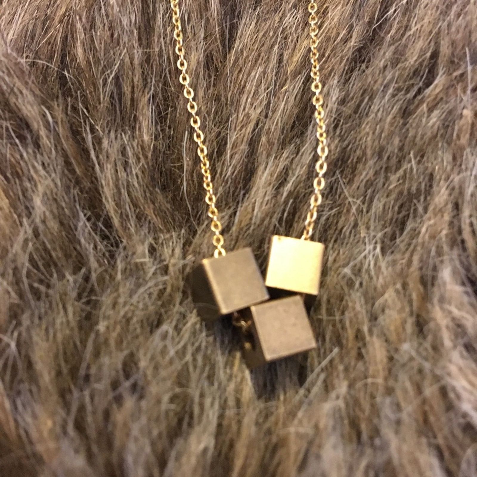 Vintage Vintage triple box sparkle rolo chain necklace Size ONE SIZE - 7 Thumbnail